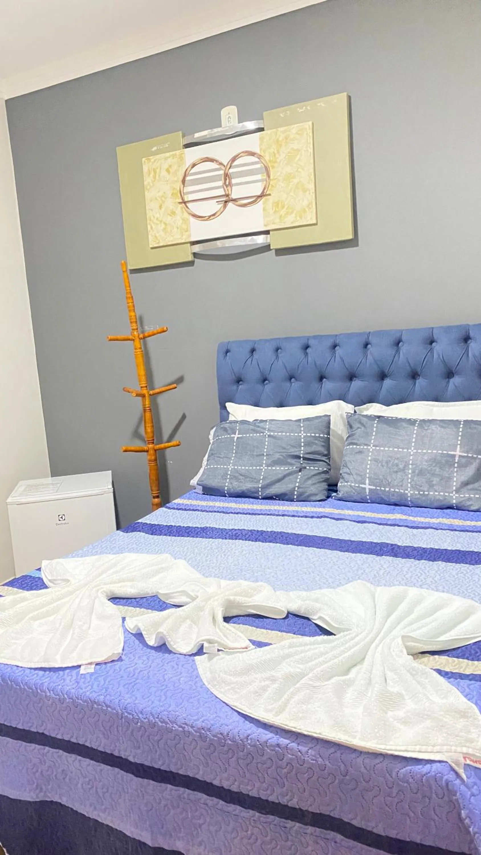 Bed in Pousada Ramalio