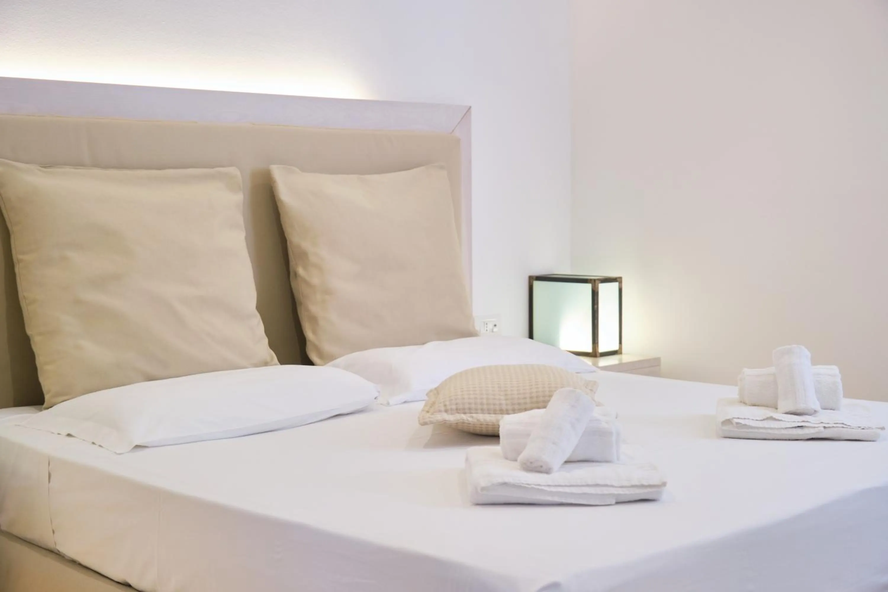 Bed in HOTEL BARONE DI MARE