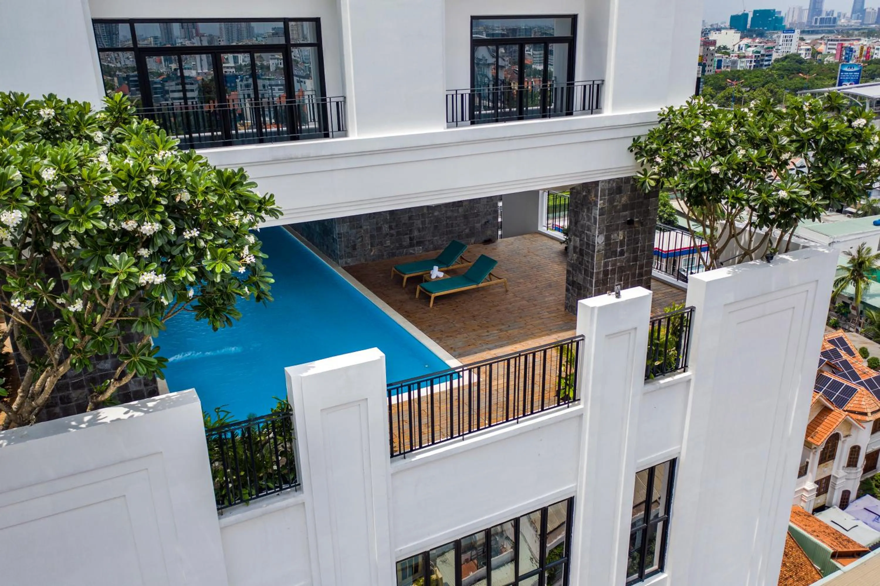 Swimming pool in Amanaki Thao Dien