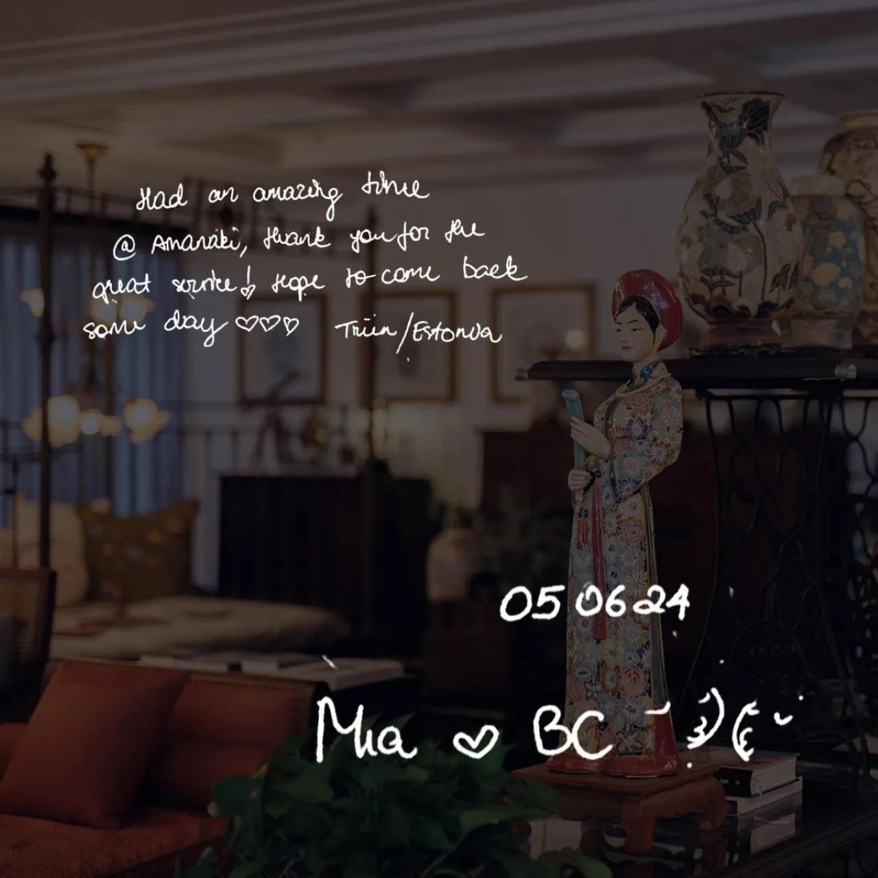 Lobby or reception in Amanaki Thao Dien