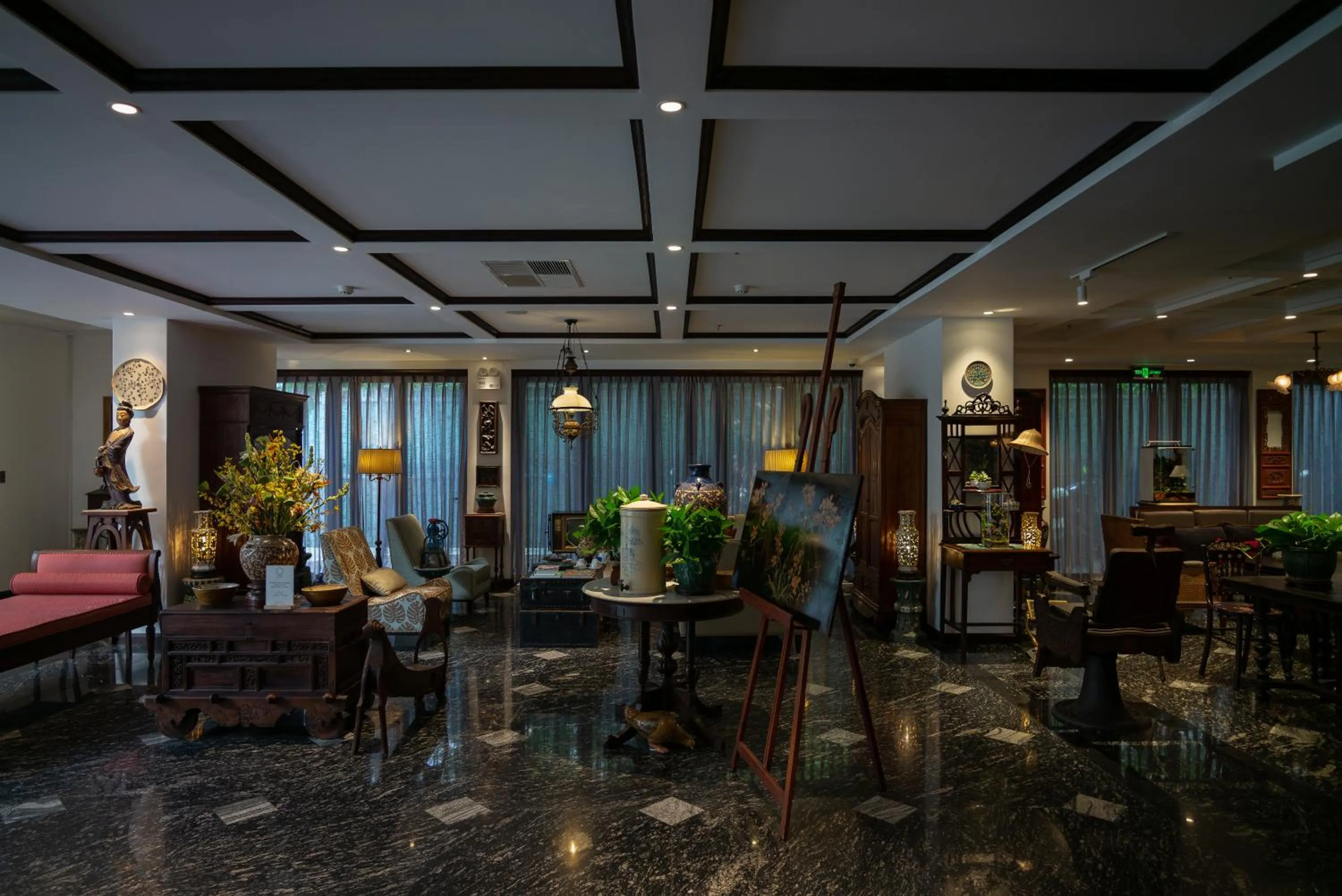 Lobby or reception in Amanaki Thao Dien