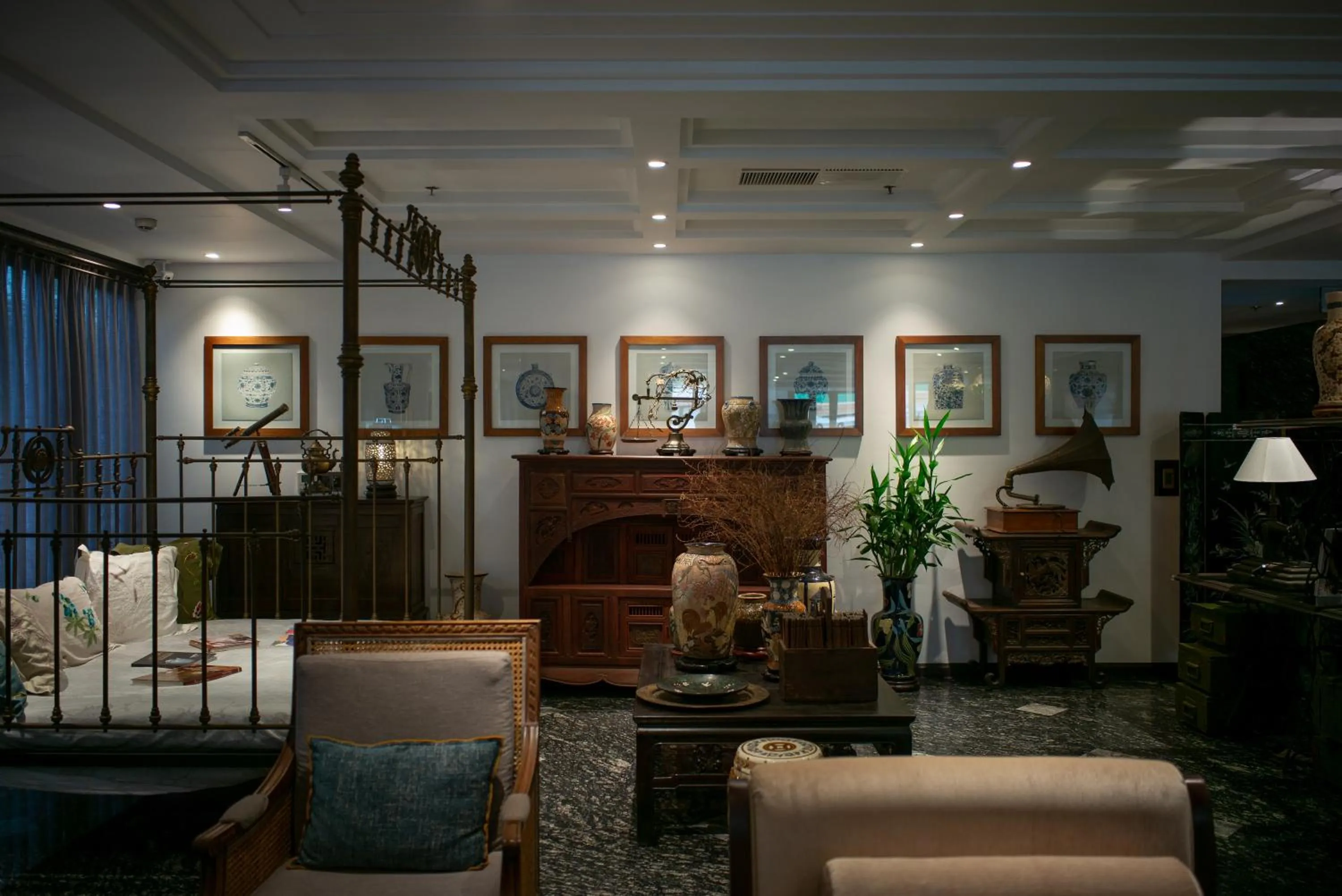 Lobby or reception in Amanaki Thao Dien