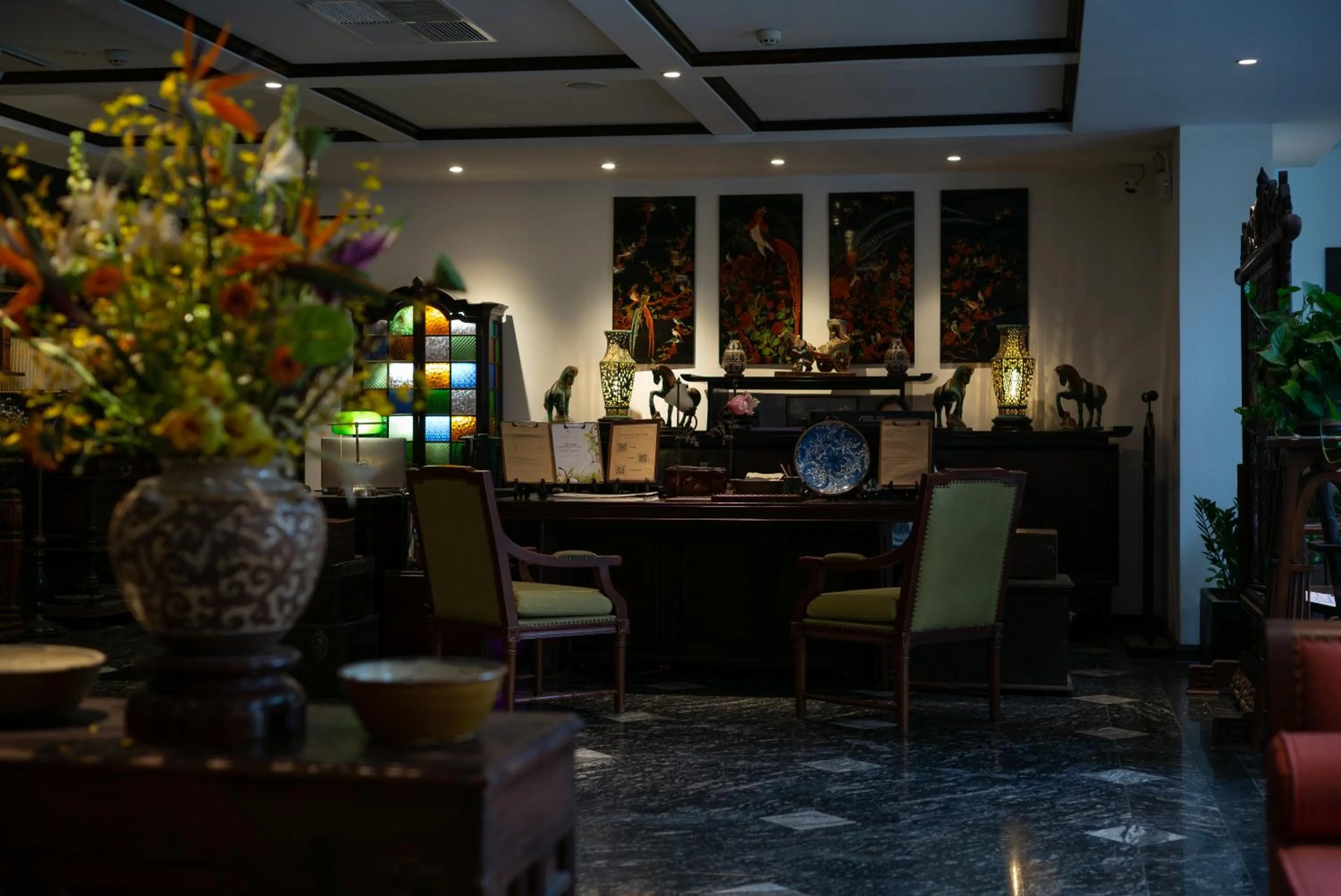 Lobby or reception in Amanaki Thao Dien