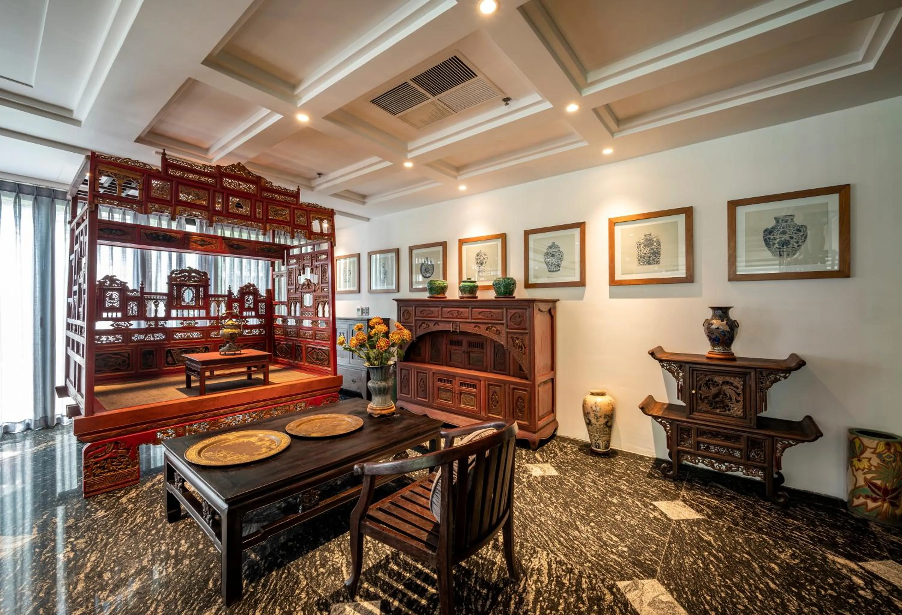 Lobby or reception in Amanaki Thao Dien