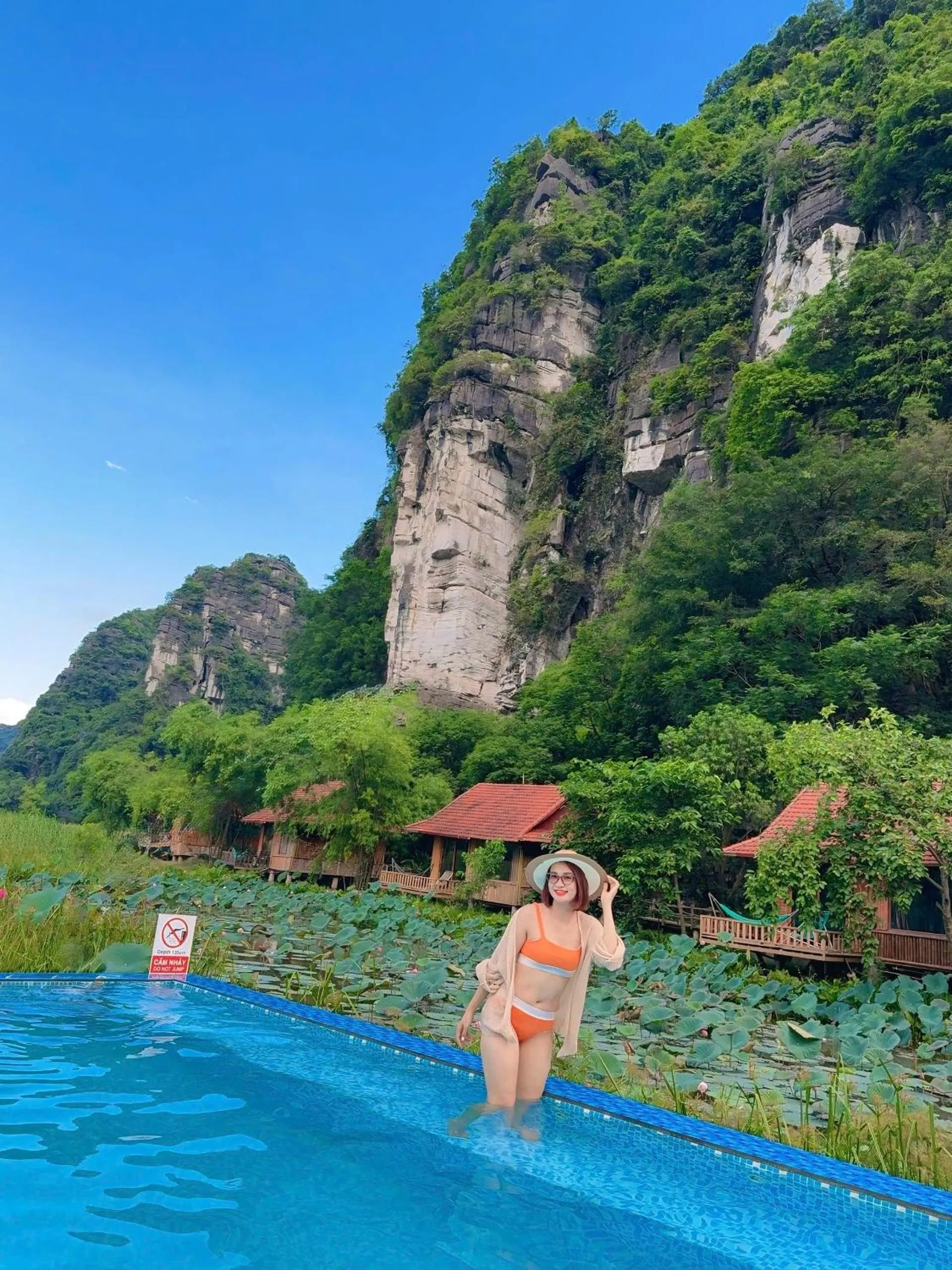 Day in Lotus Field Homestay