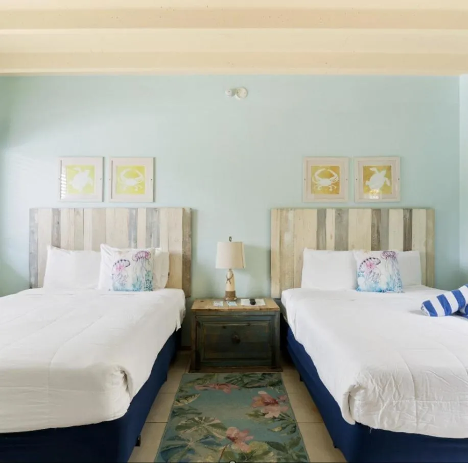 Bed in The Ocean View Inn