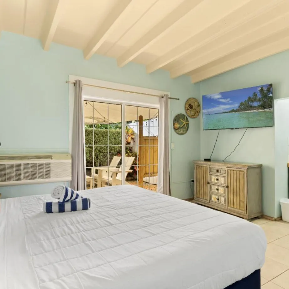 Bed in The Ocean View Inn