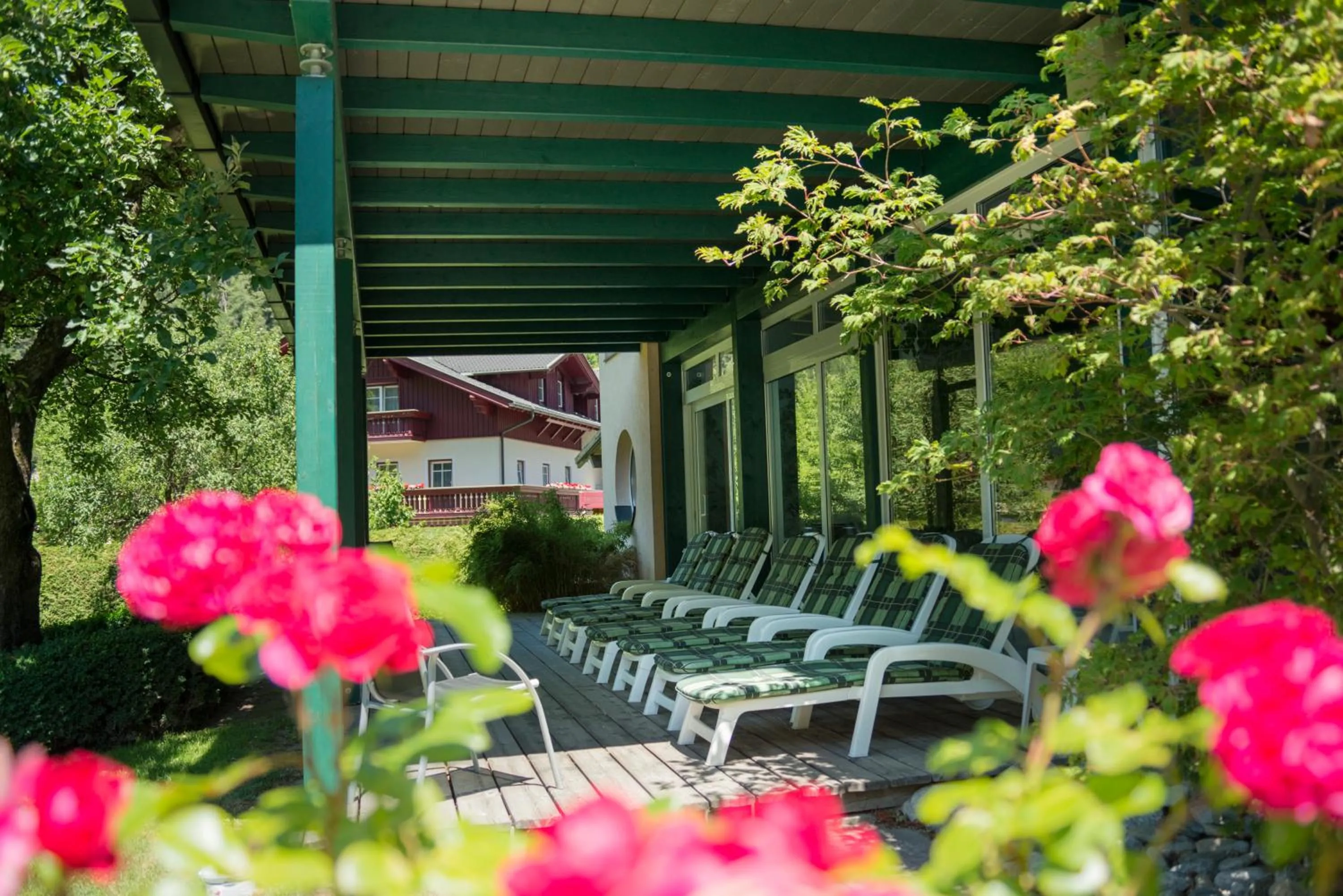 Garden in Hotel Flattacher Hof