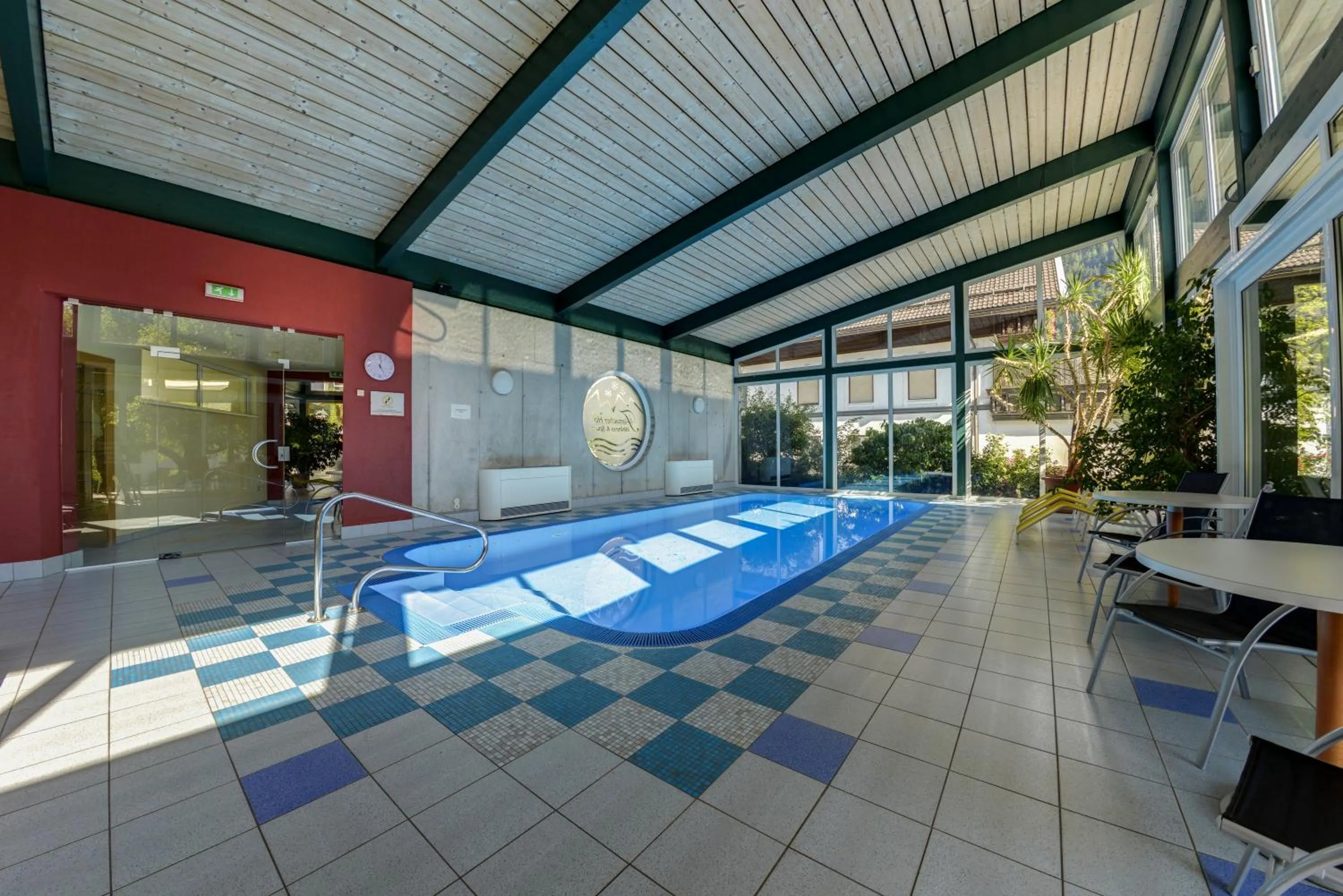 Swimming pool in Hotel Flattacher Hof