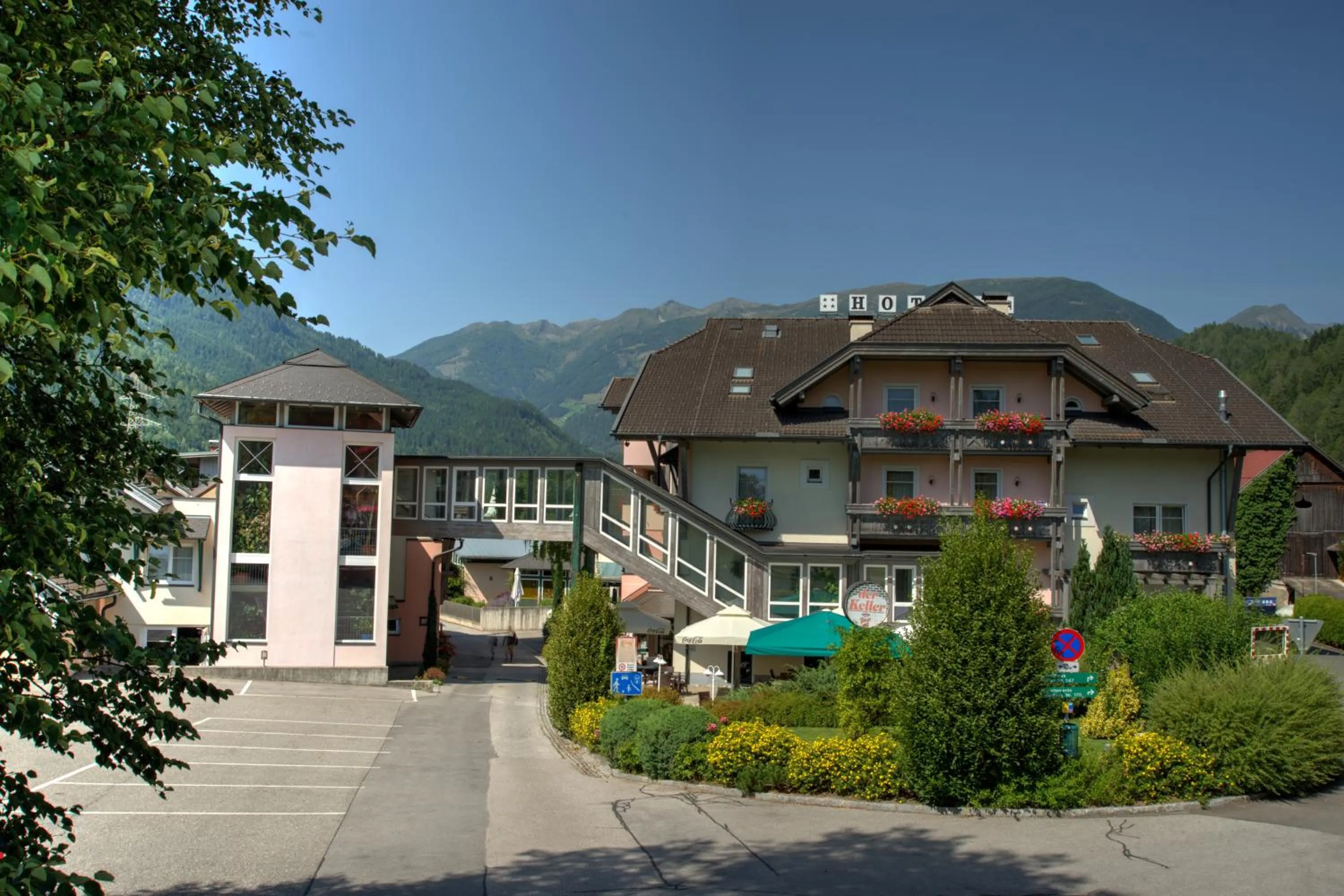 Facade/entrance in Hotel Flattacher Hof