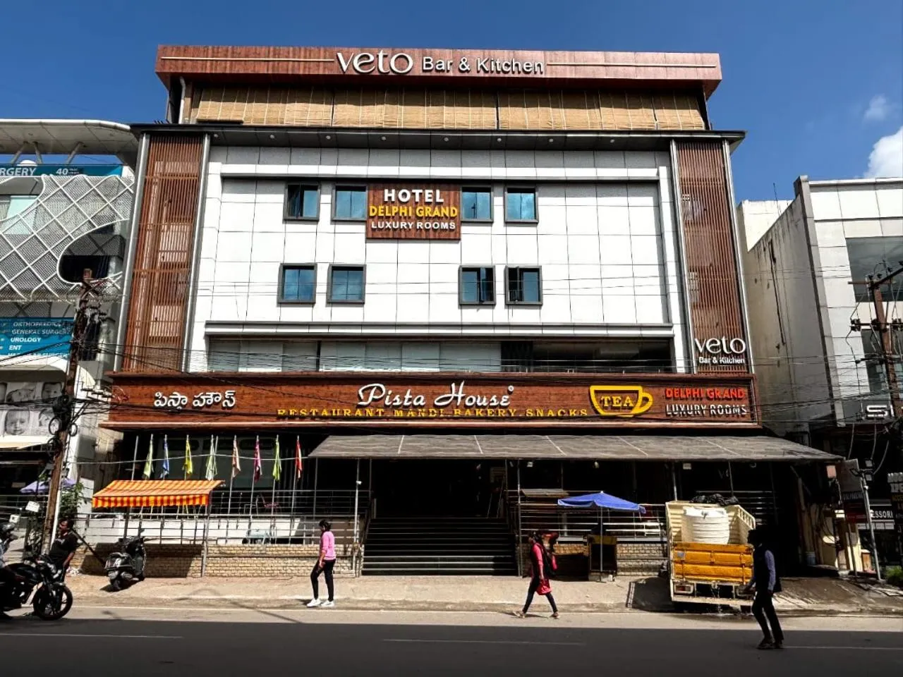 Facade/entrance in Hotel Delphi Grand Hyderabad - Hi-Tech City, Perfect for Business & Comfort