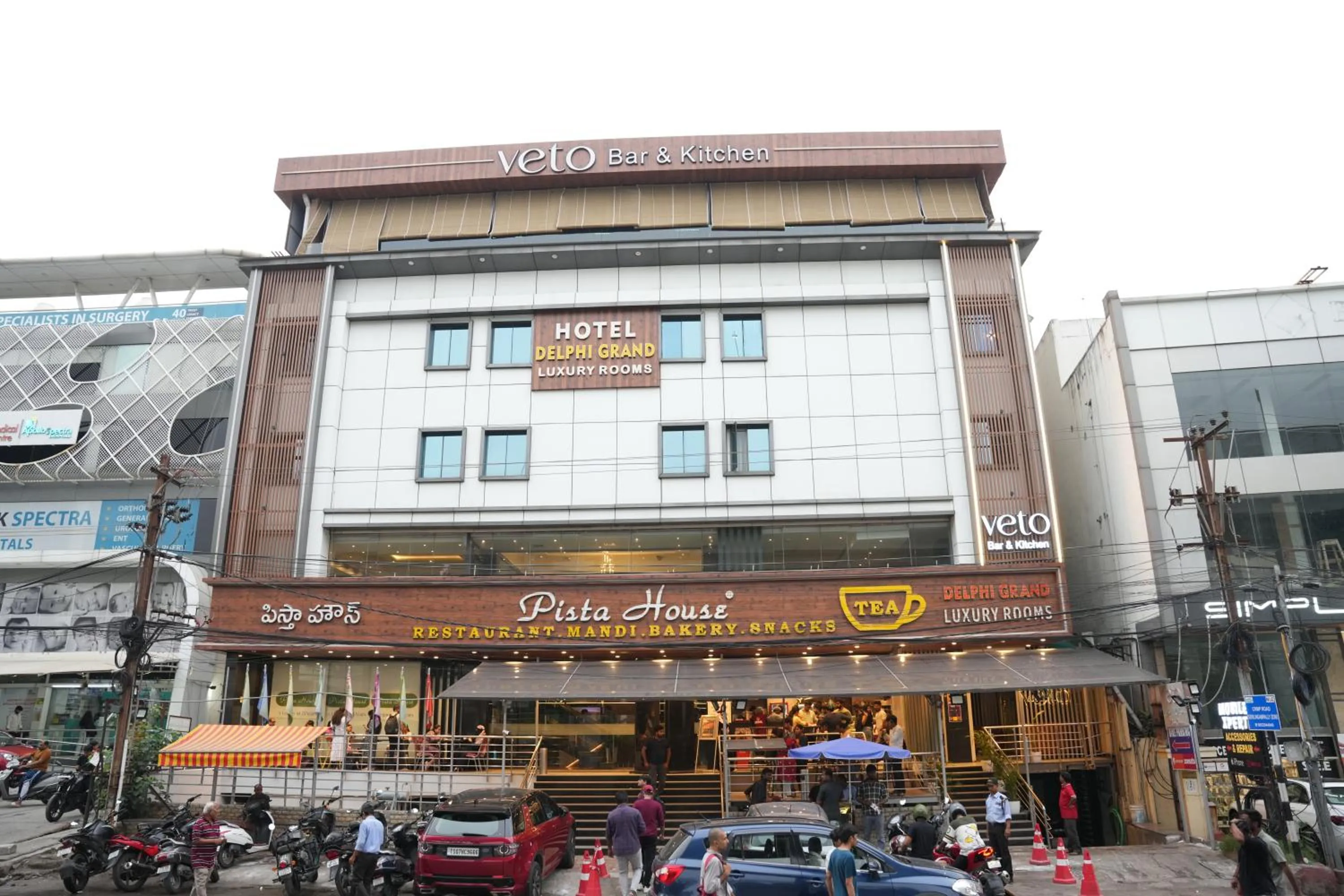 Property building in Hotel Delphi Grand Hyderabad - Hi-Tech City, Perfect for Business & Comfort