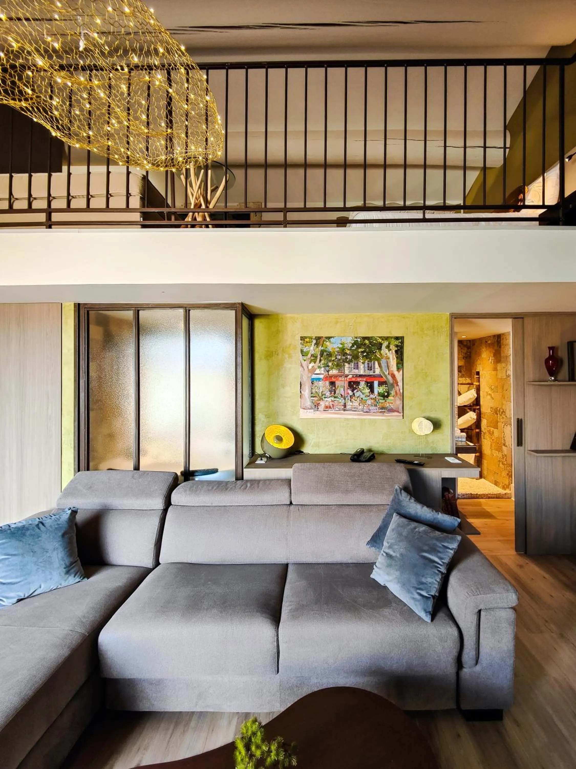 Living room in Hotel Bastide & SPA - Villa de Lourmarin