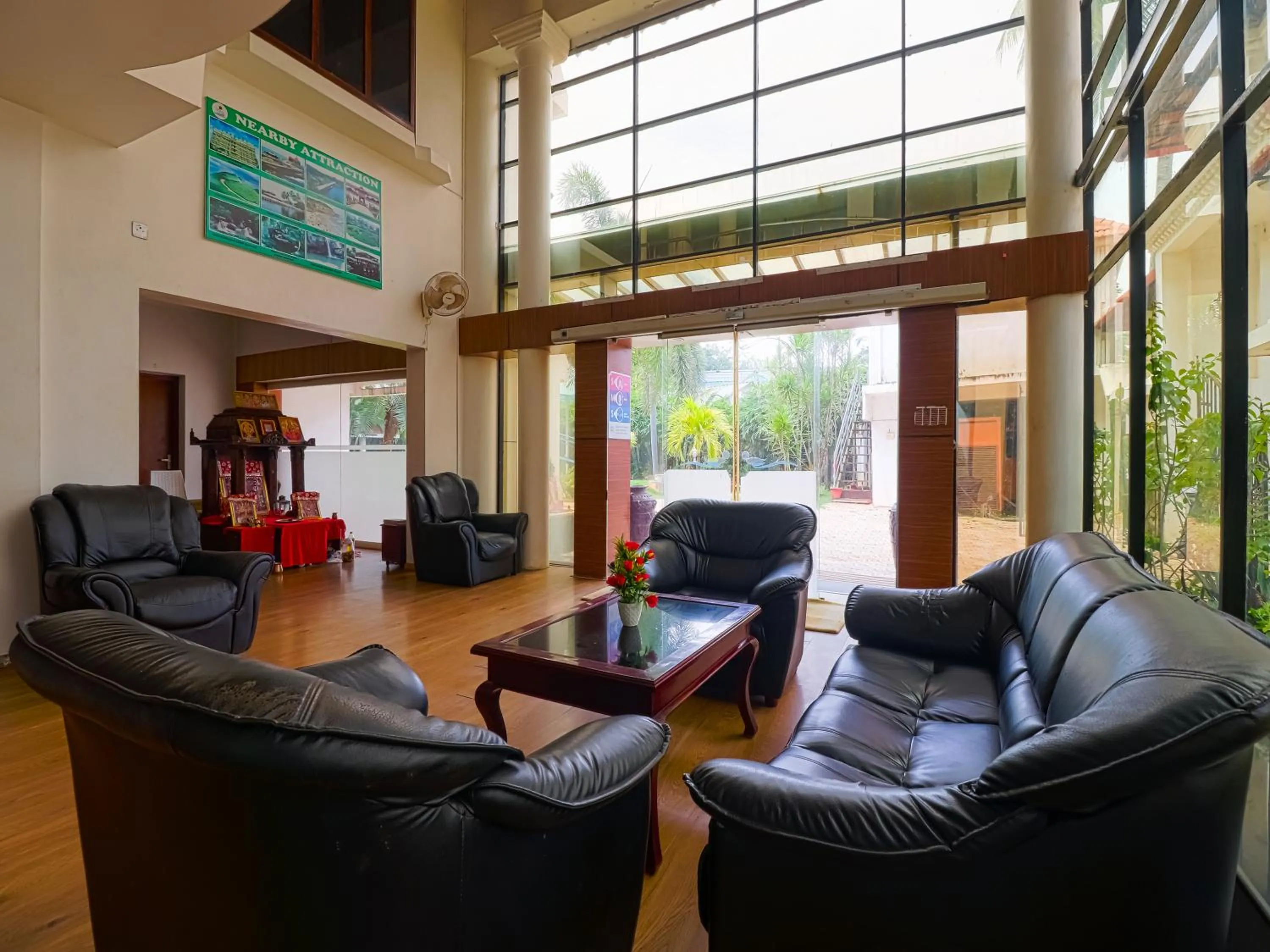 Seating area in The Byke Puja Samudra