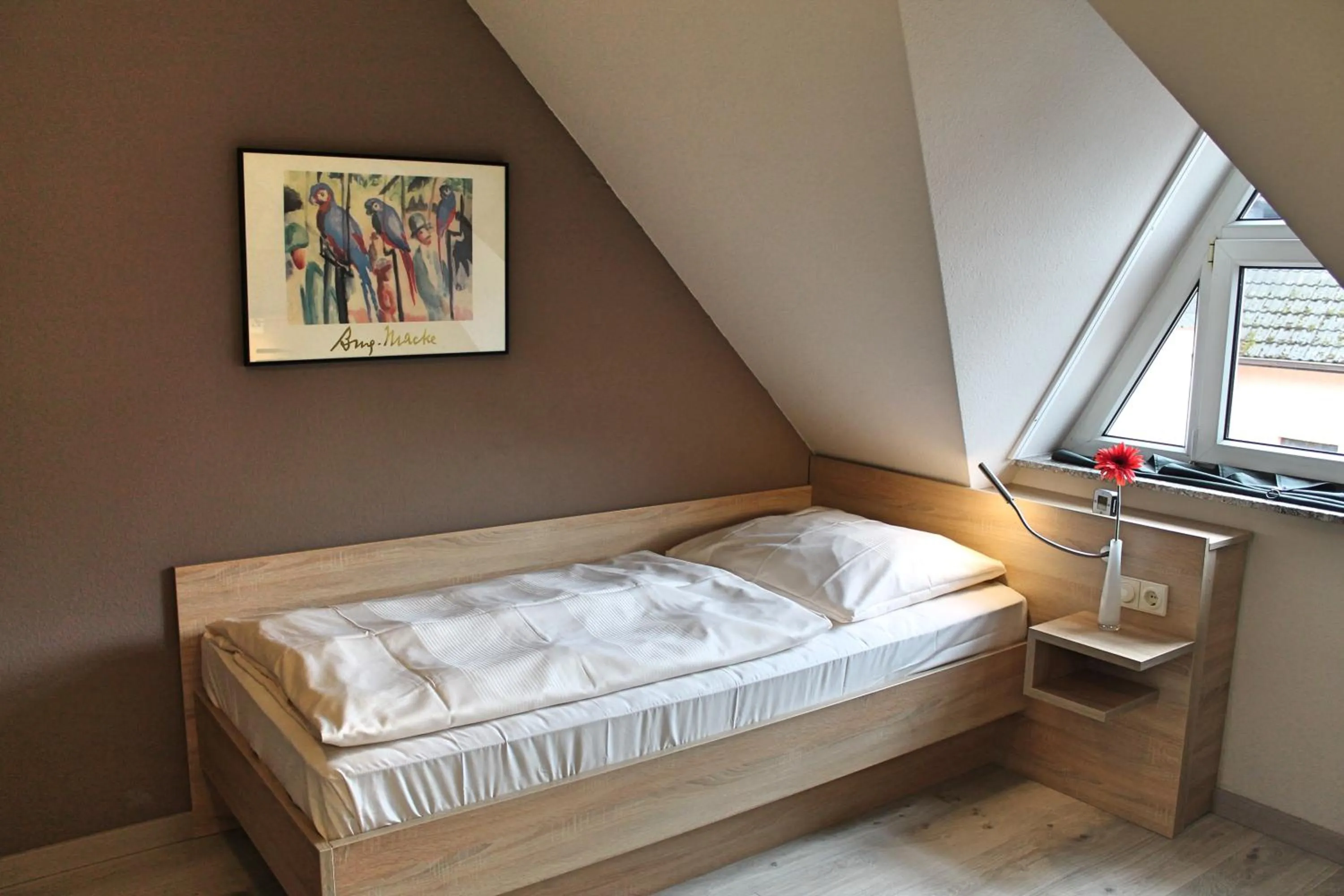 Photo of the whole room, Bed in Hotel Gasthof Grüner Wald