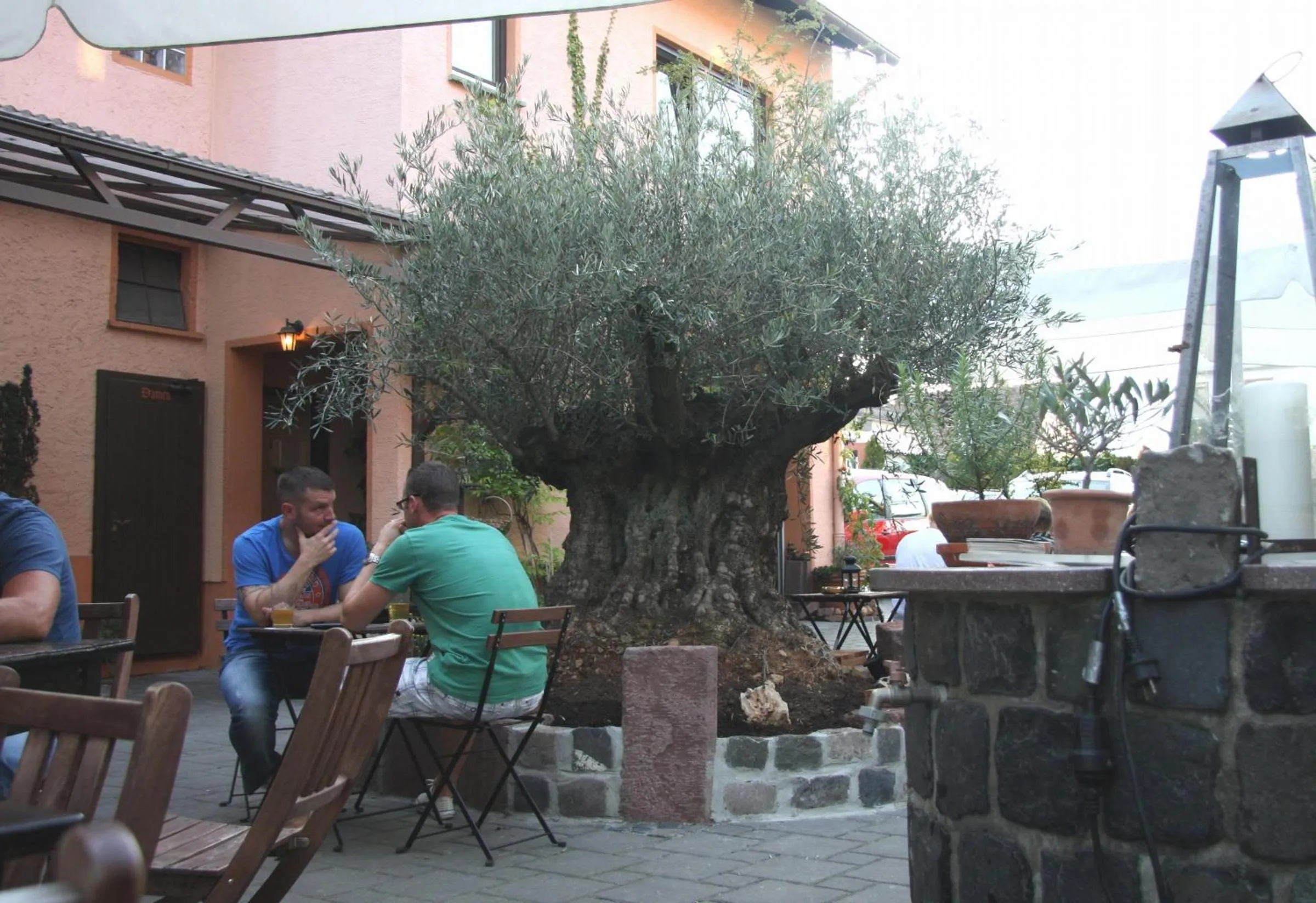 Patio in Hotel Gasthof Grüner Wald