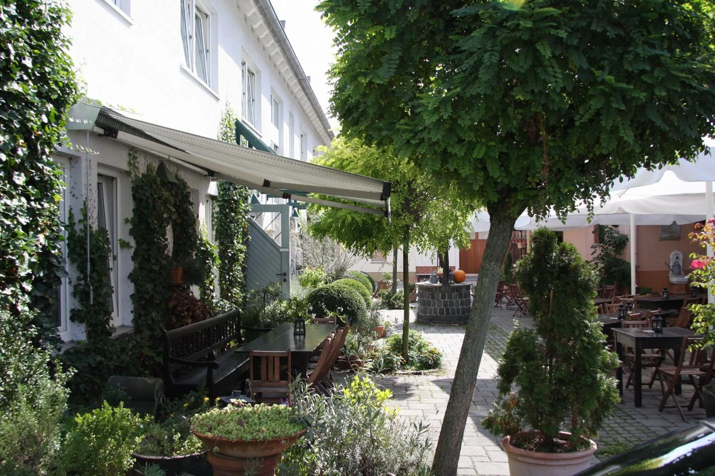 Patio in Hotel Gasthof Grüner Wald