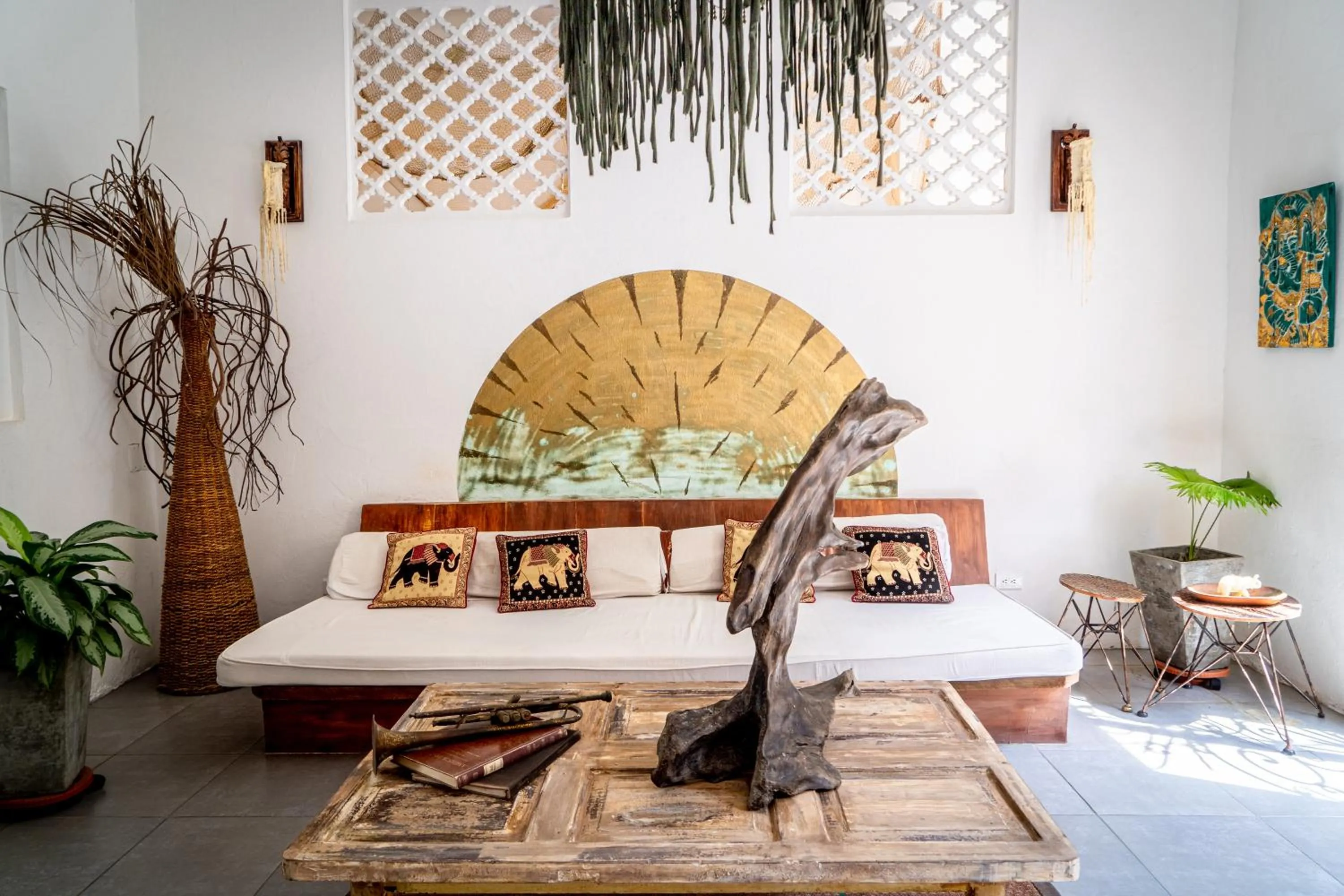 Seating area in Casa Moraira