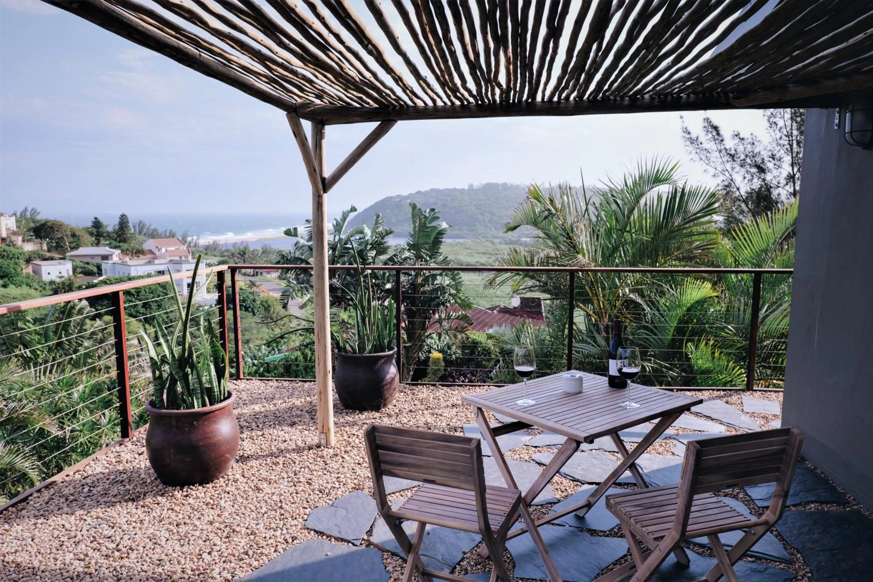 Balcony/Terrace in Villa La Mercy Maisonette -No load shedding or water outage