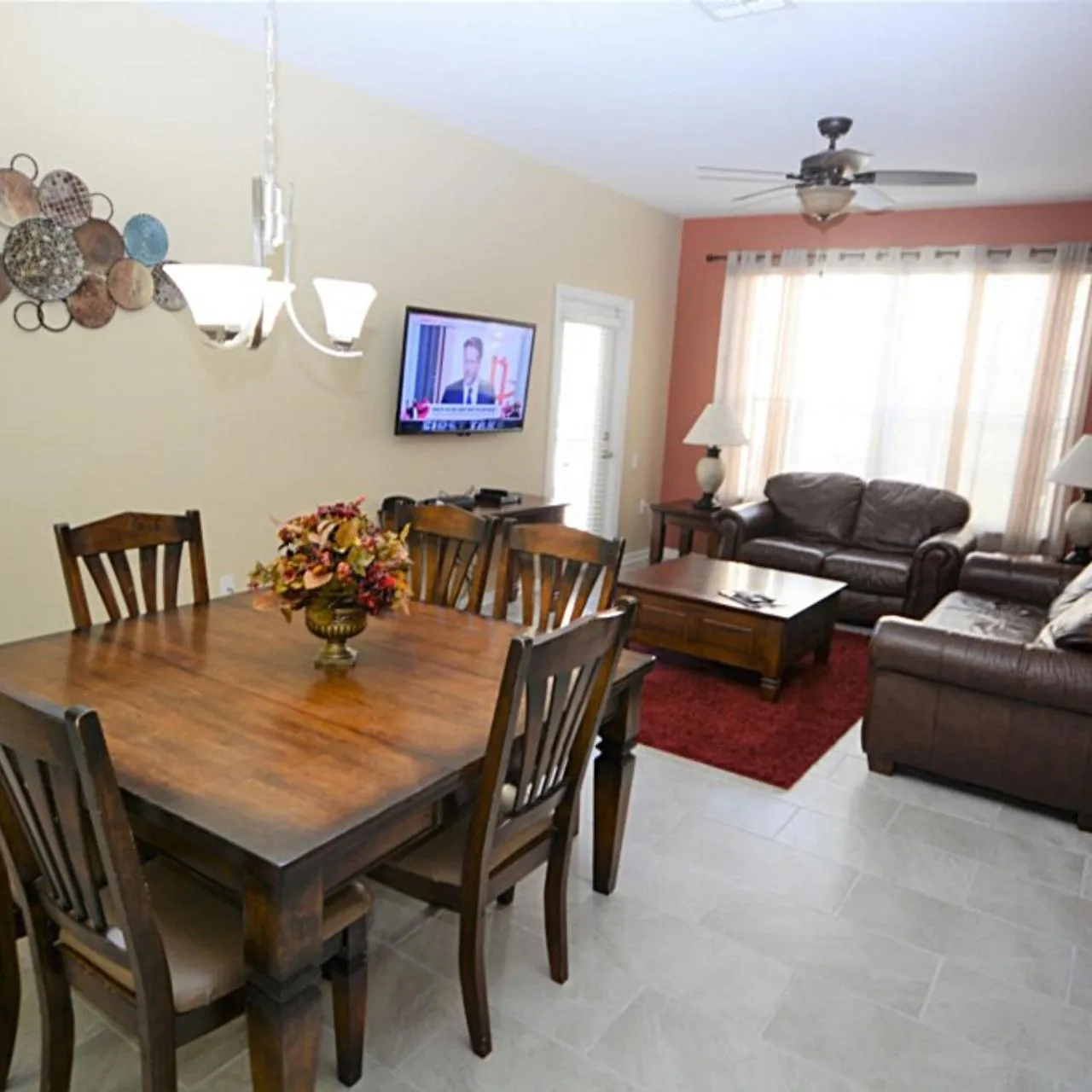 Living room in Condominium Apartment Close to Disney in Orlando Florida