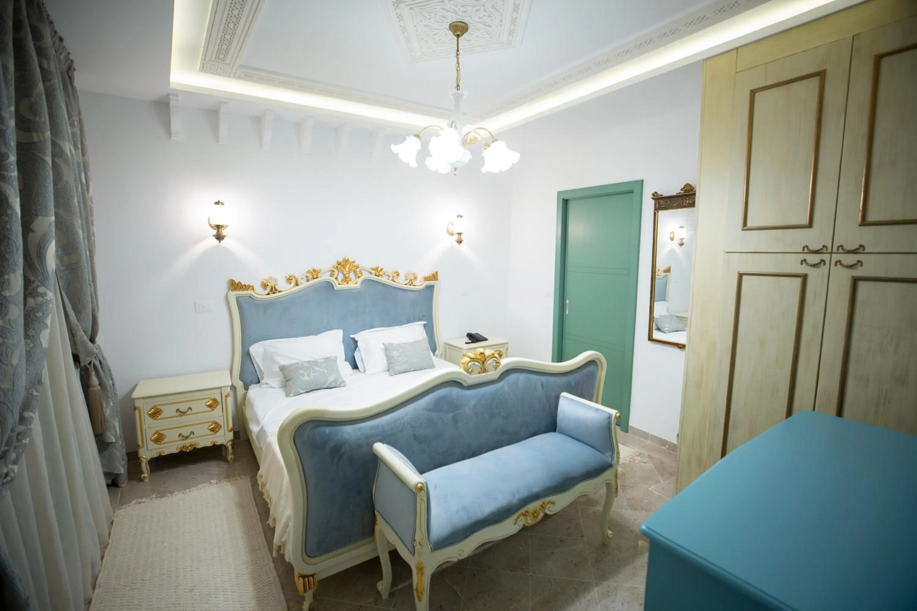 Bed in Dar Hammamet Guest House & Hammam