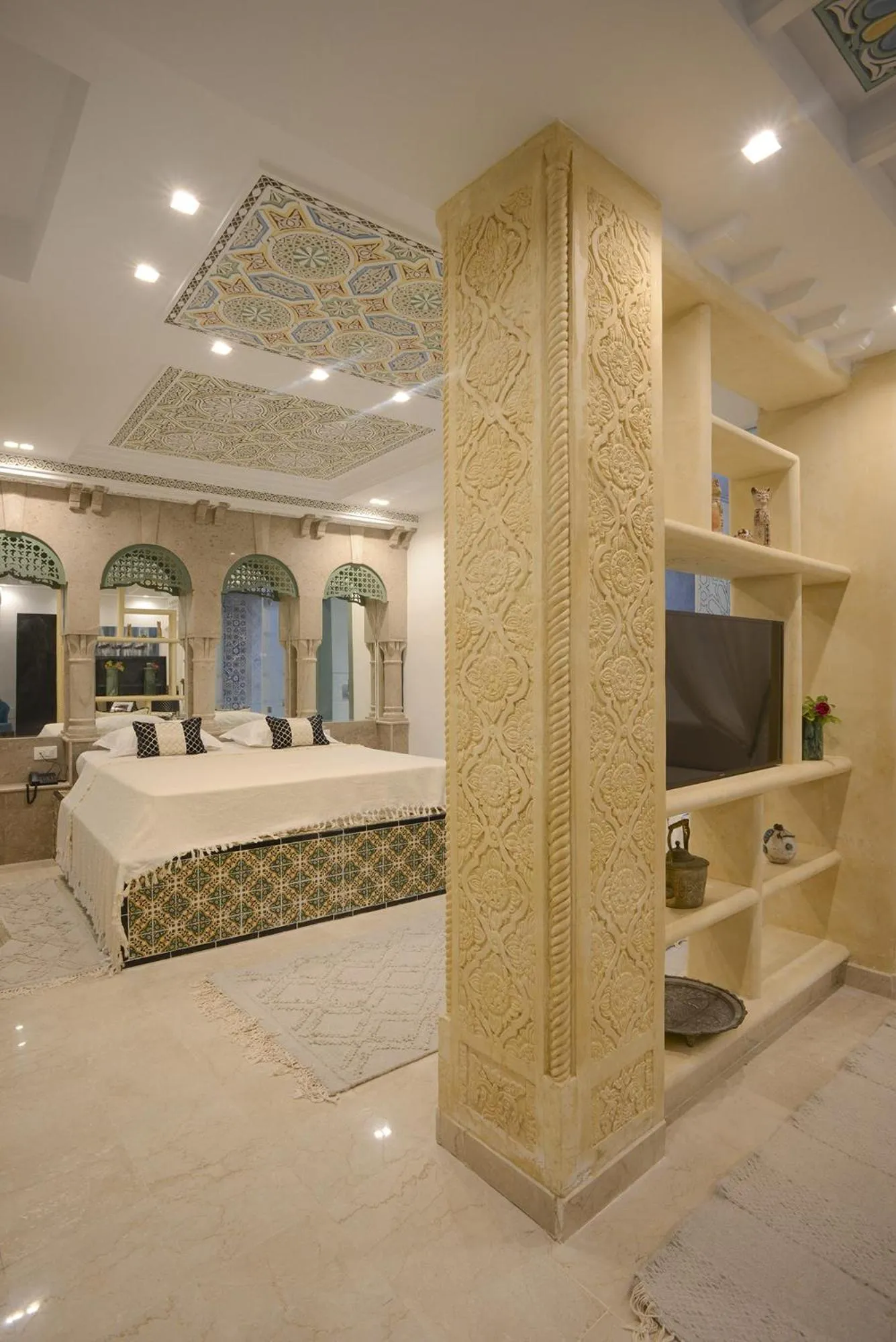 Bedroom, Bed in Dar Hammamet Guest House & Hammam