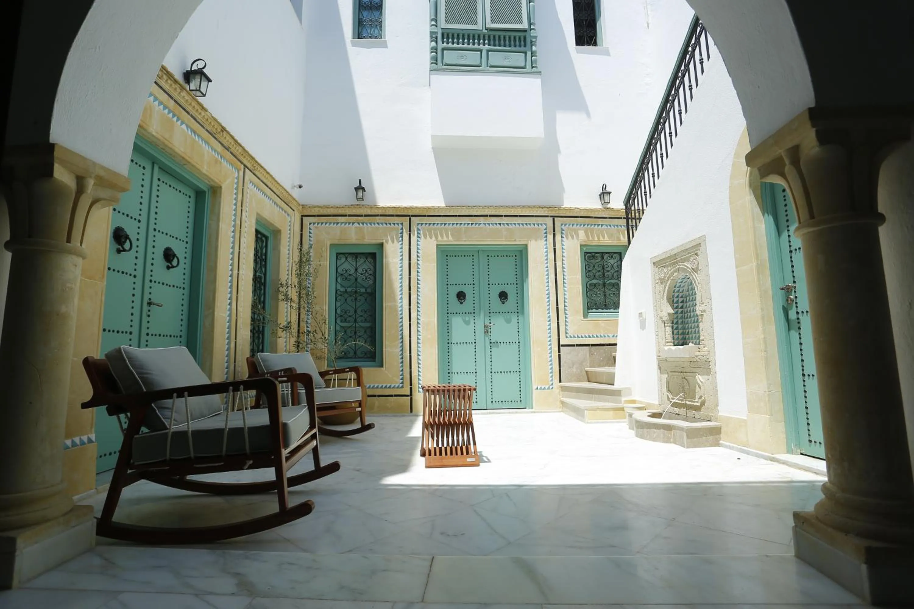 Patio in Dar Hammamet Guest House & Hammam