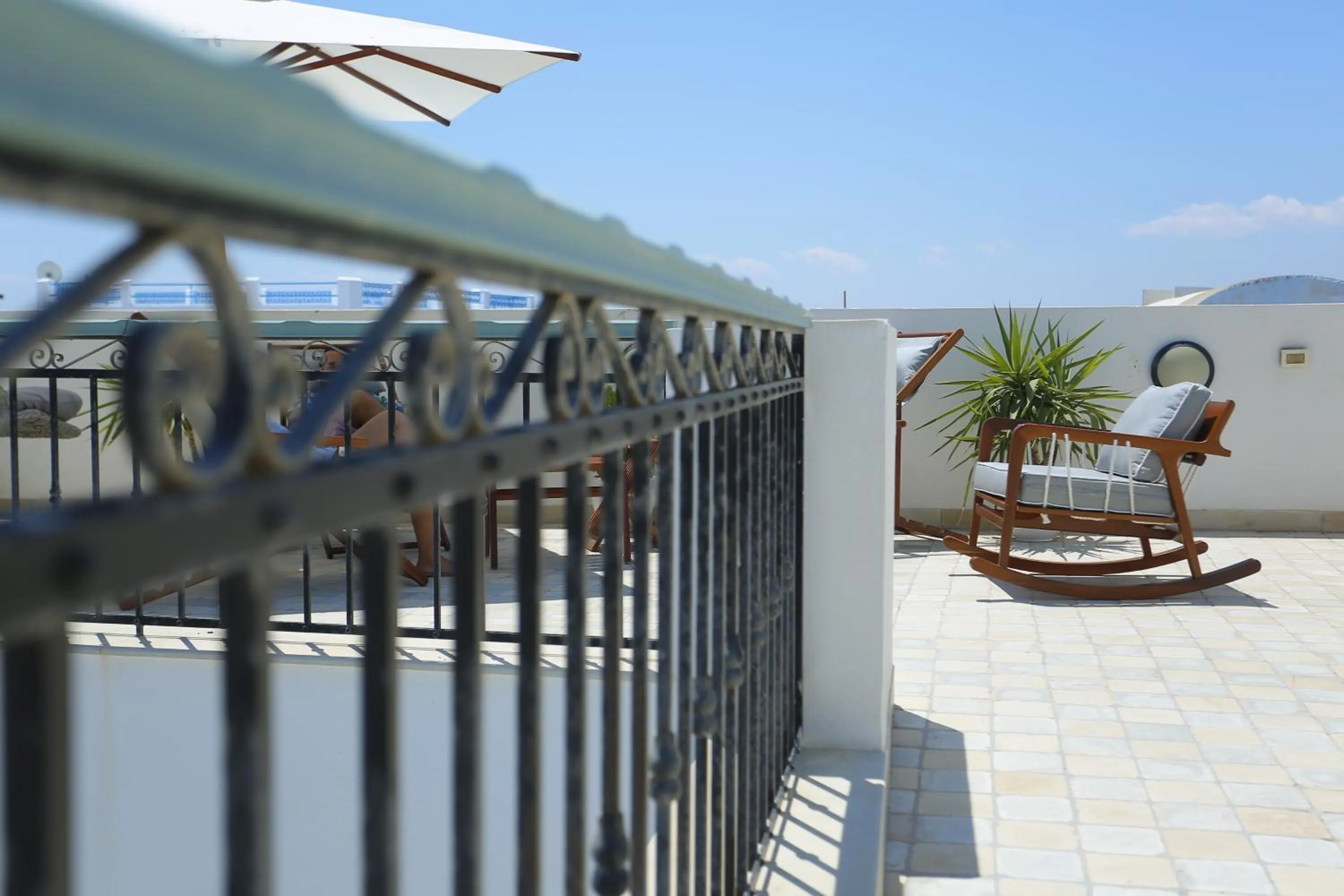 Balcony/Terrace in Dar Hammamet Guest House & Hammam