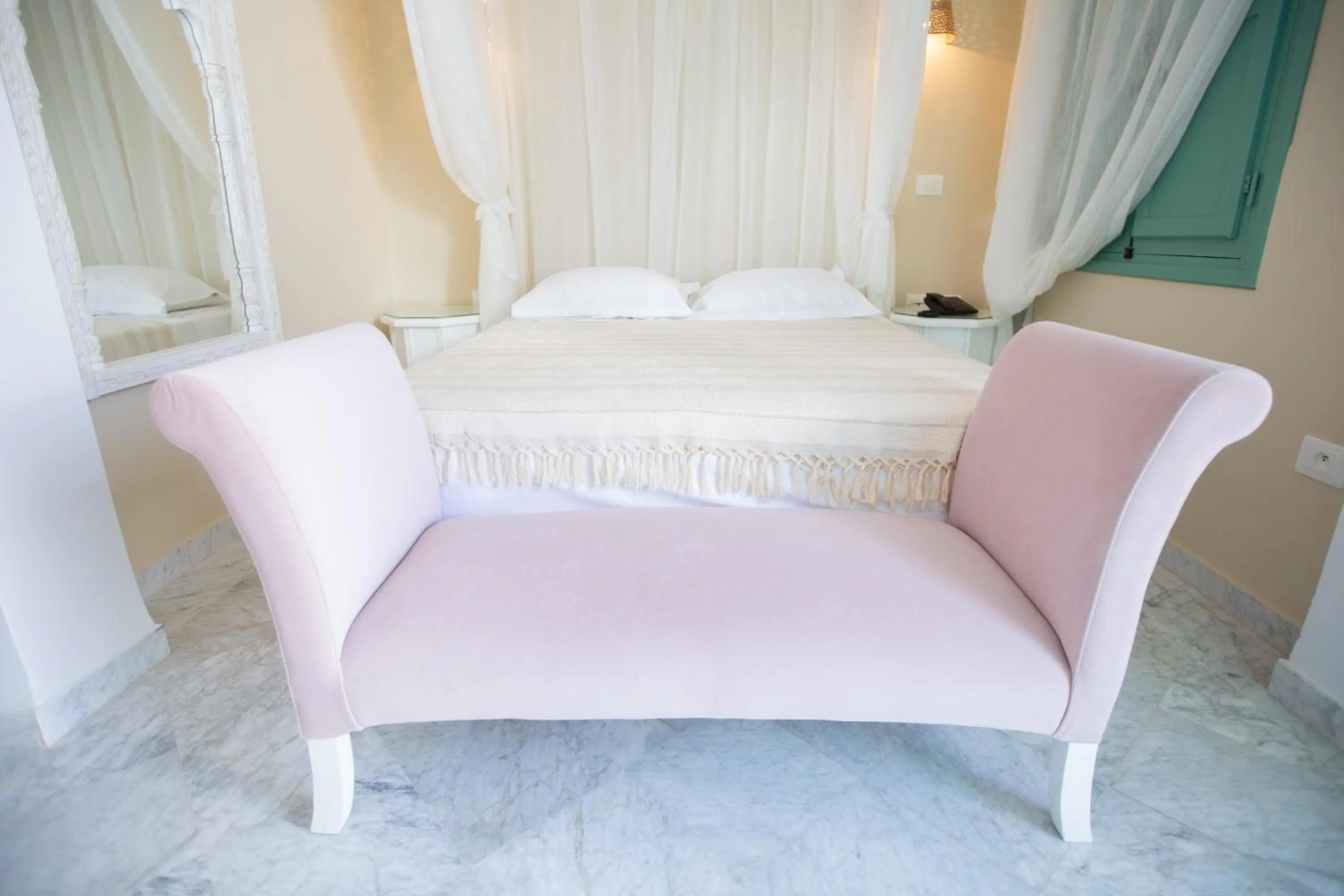 Bed in Dar Hammamet Guest House & Hammam