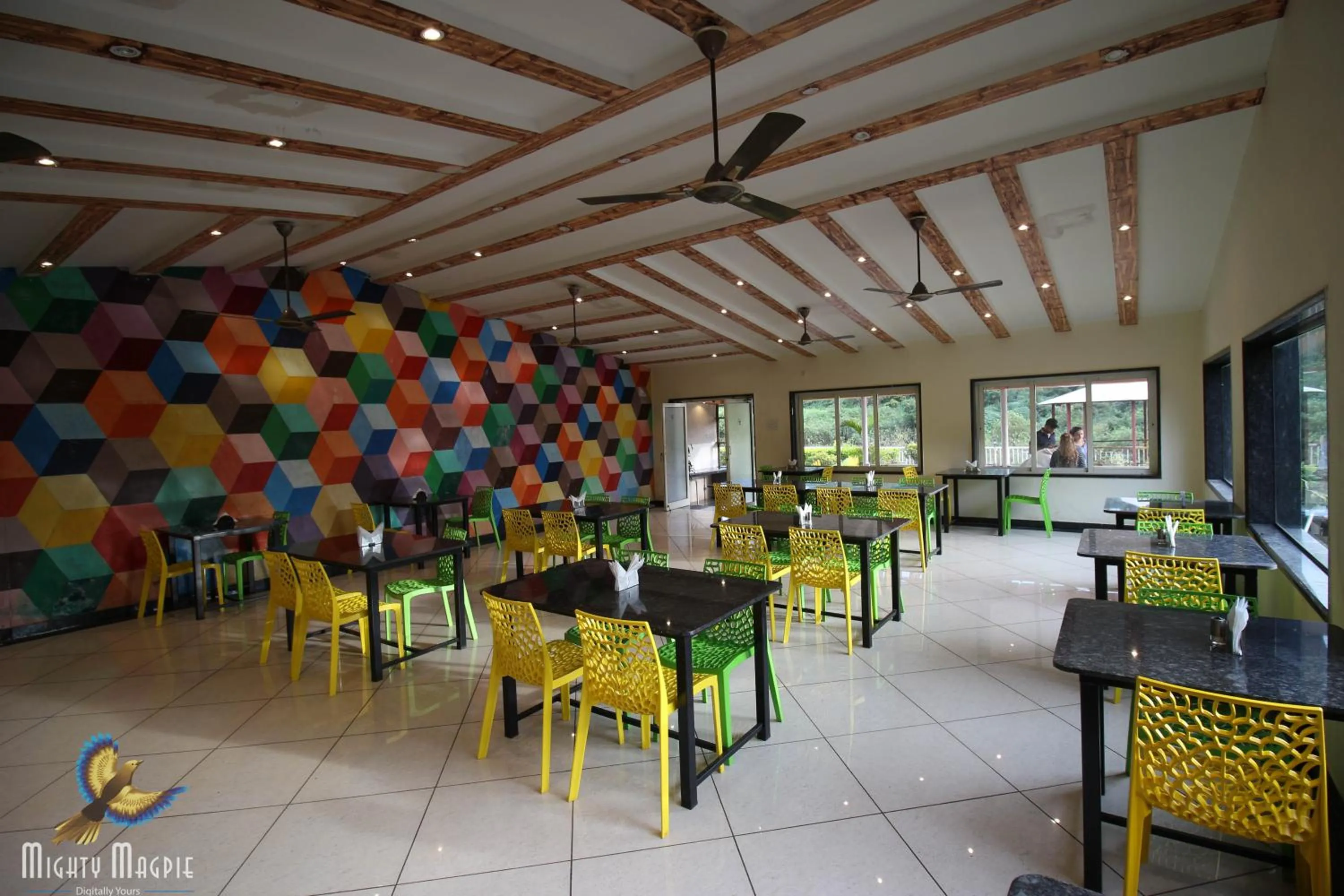 Dining area in Khushi Riverside Resort & Spa