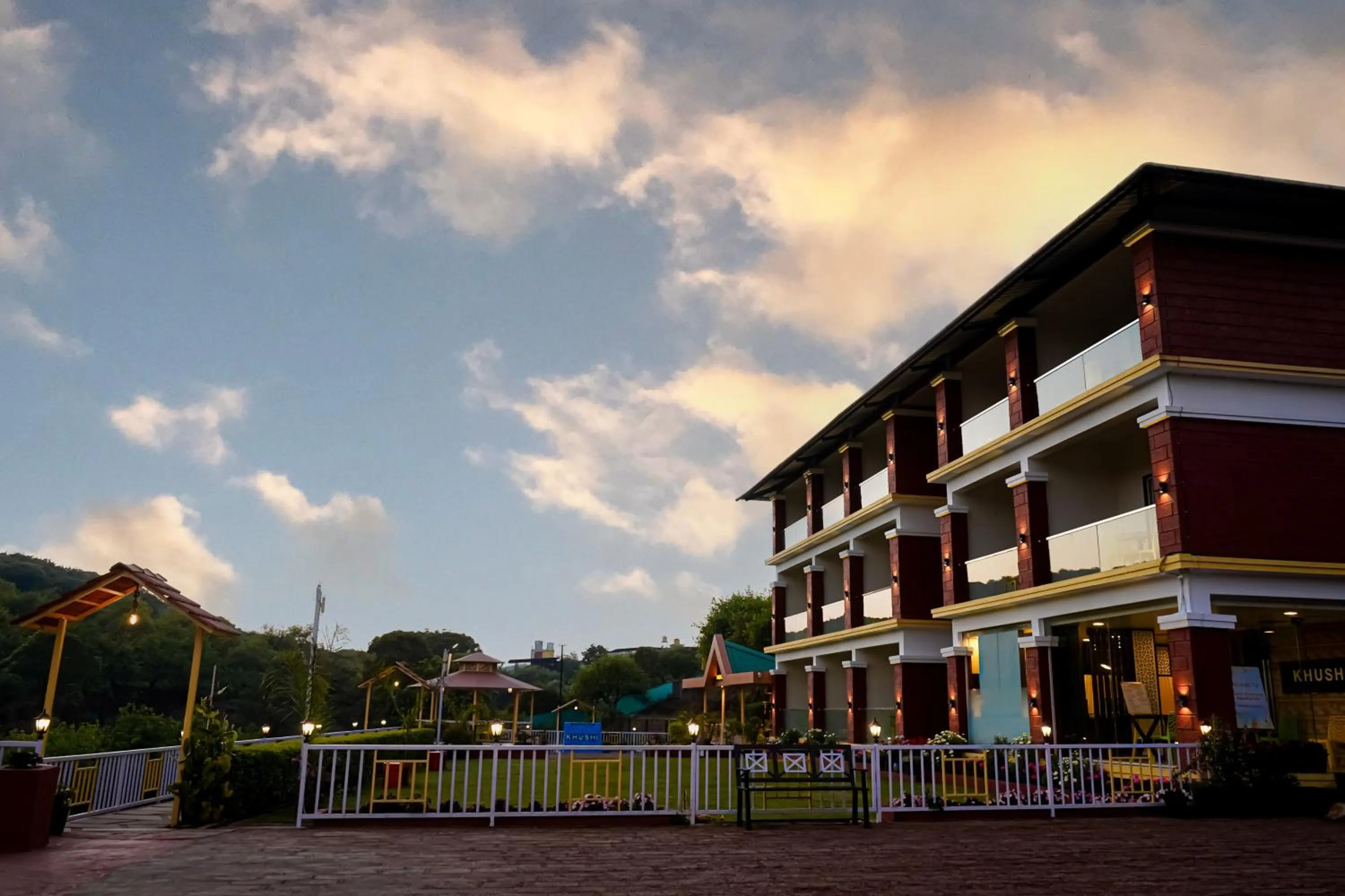 Property building in Khushi Riverside Resort & Spa