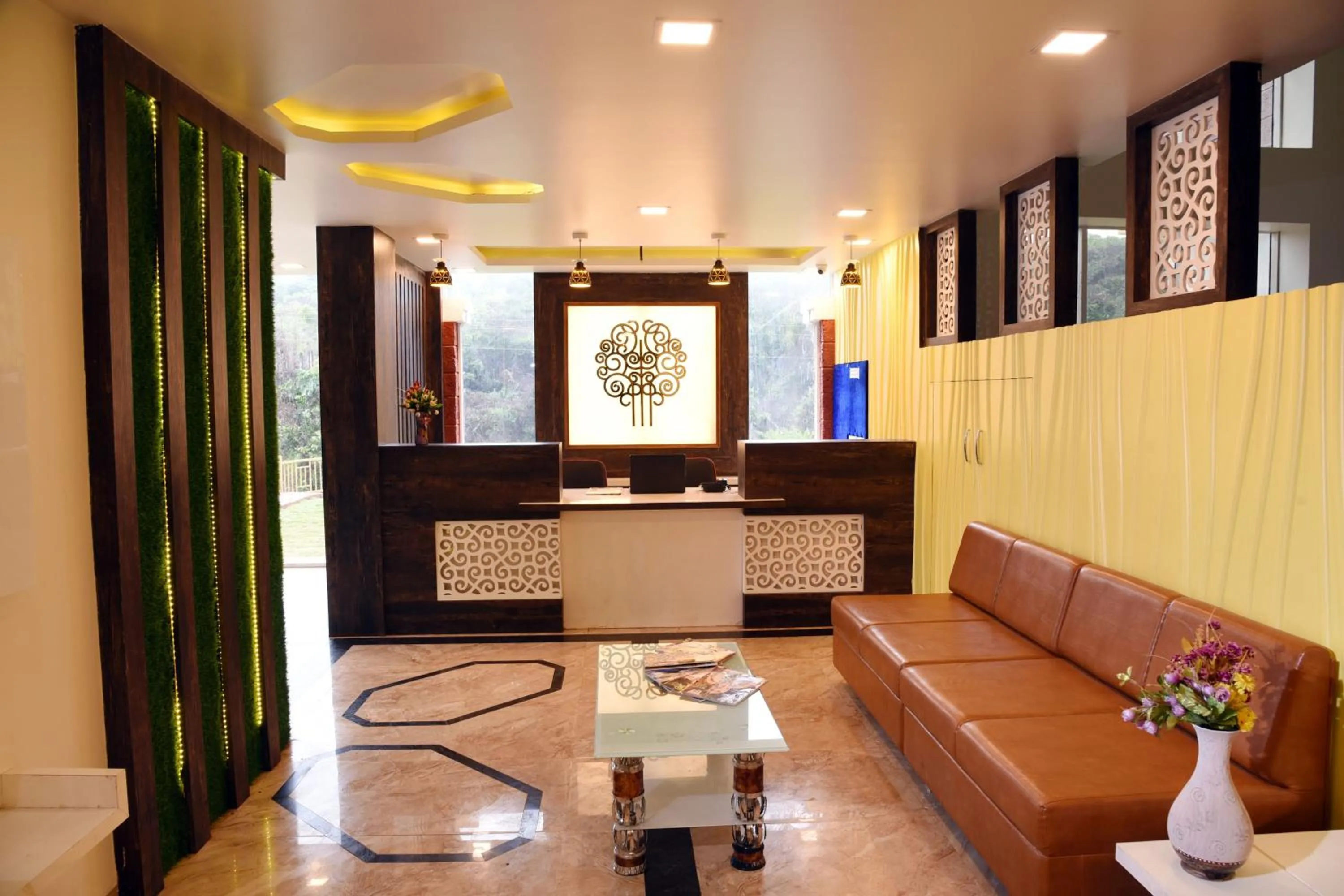 Living room in Khushi Riverside Resort & Spa