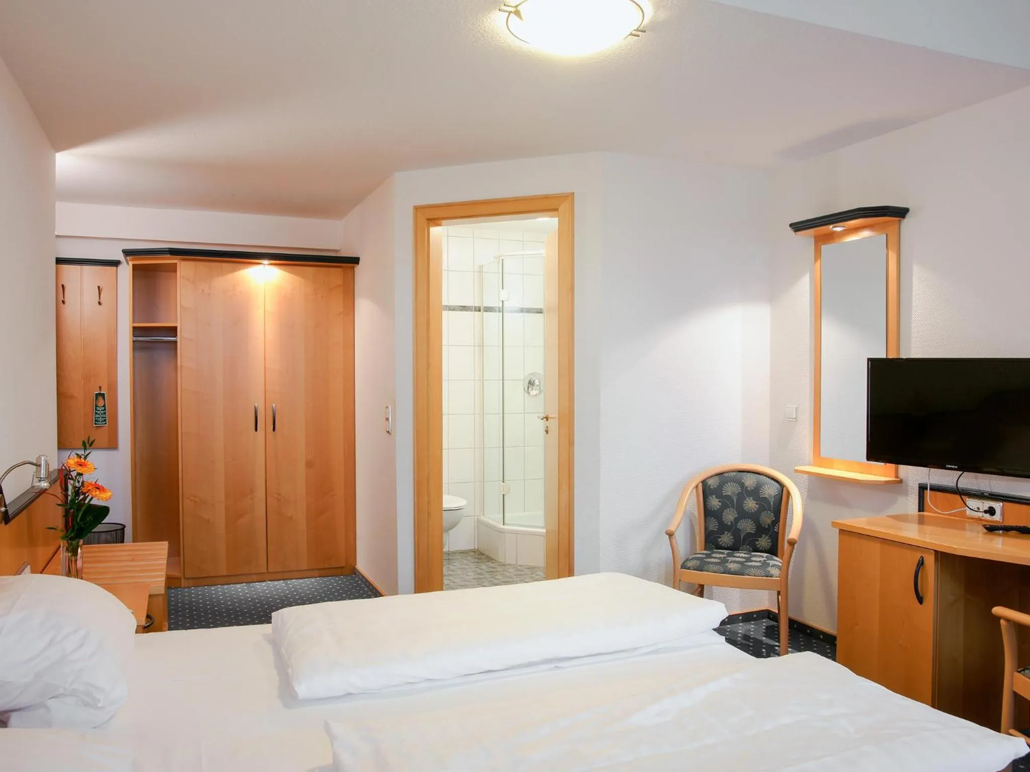 Photo of the whole room, Bed in Hotel Gasthof zum Biber