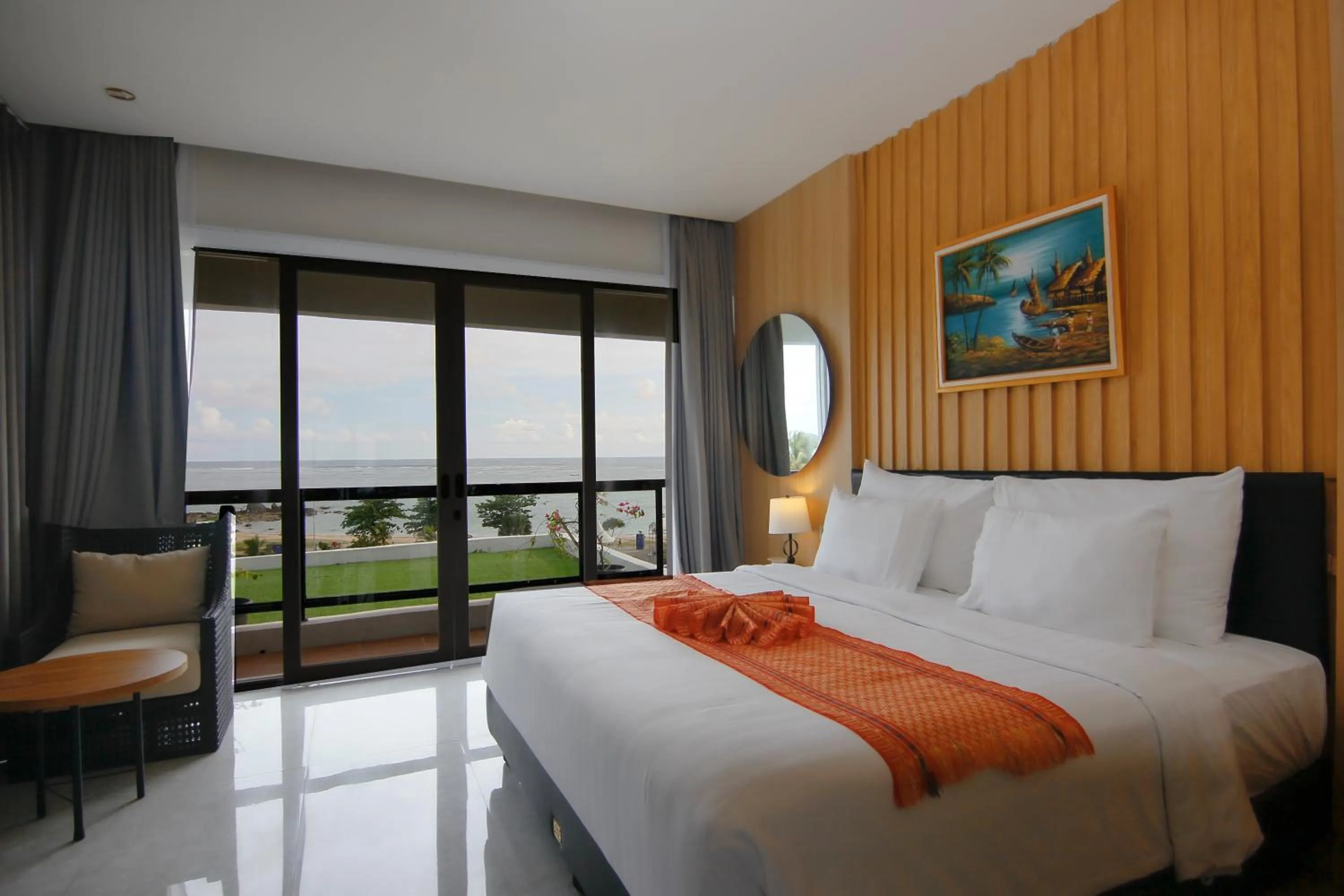 Bedroom, Bed in Raja Hotel Kuta Mandalika Resort & Convention