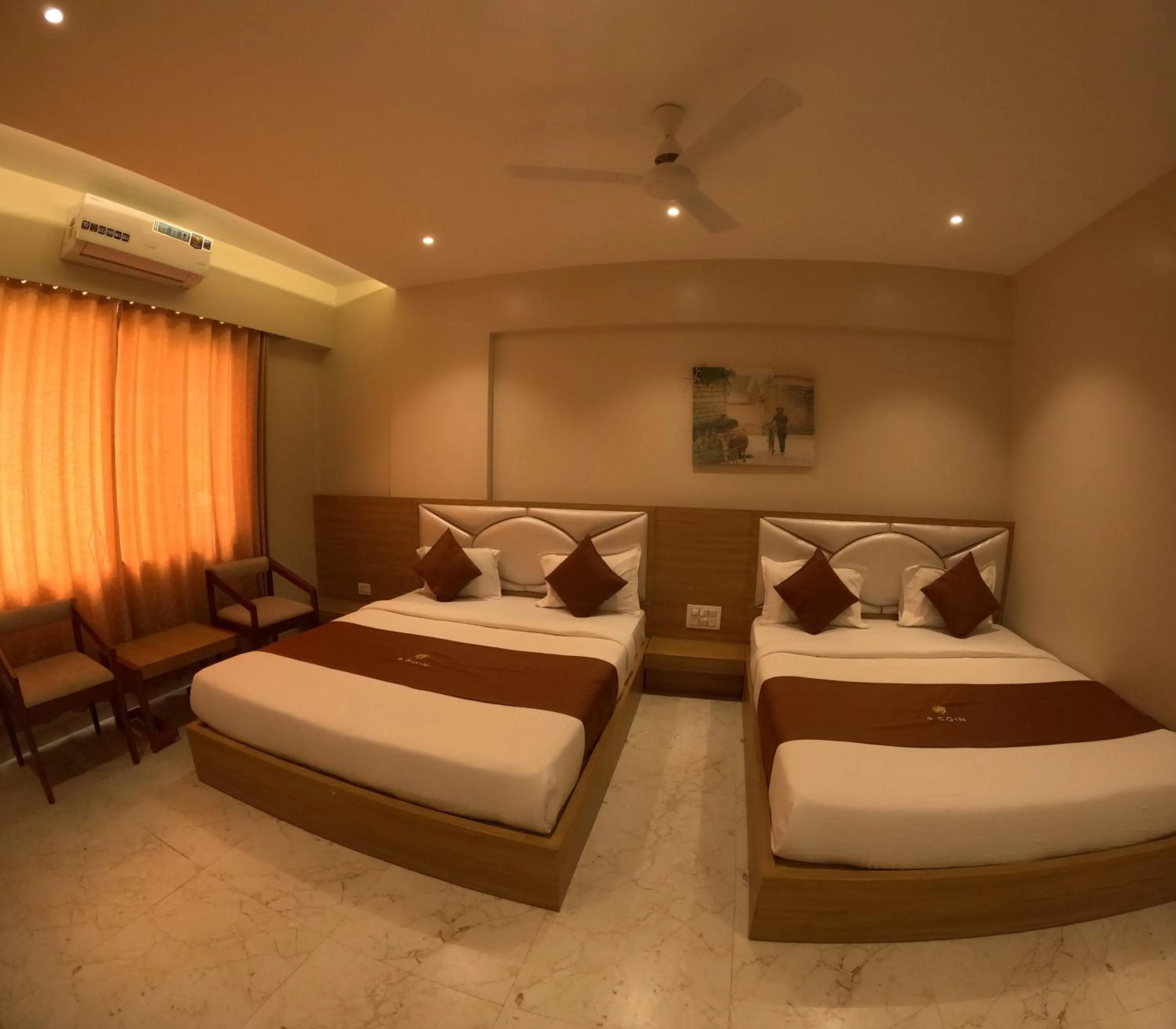 View (from property/room), Bed in Hotel 9 Coin