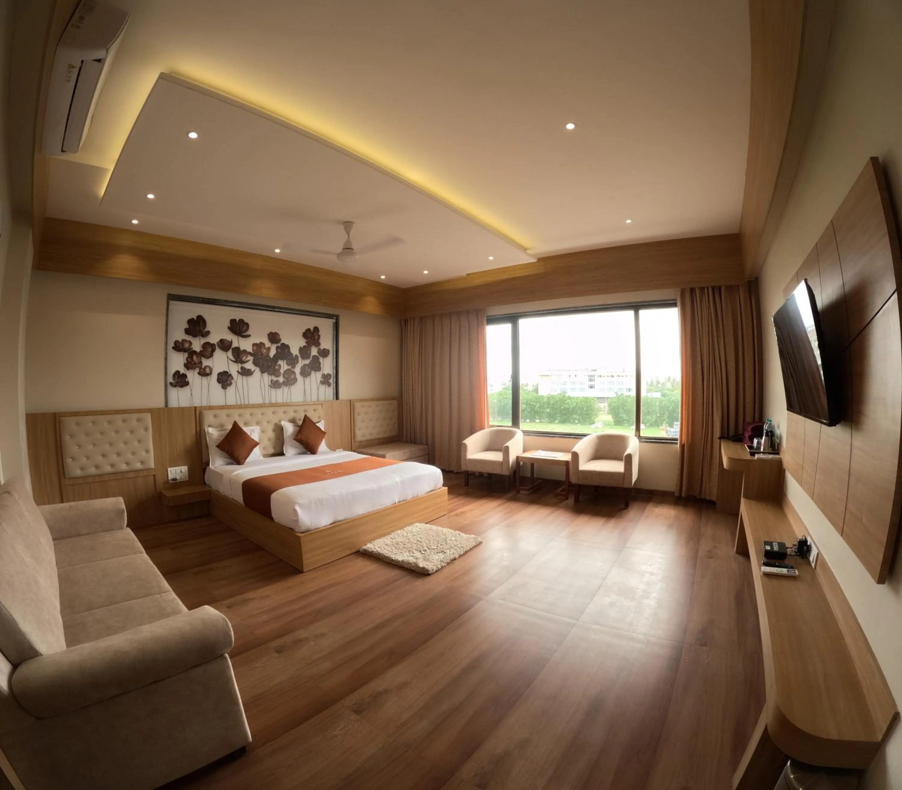 View (from property/room), Bed in Hotel 9 Coin