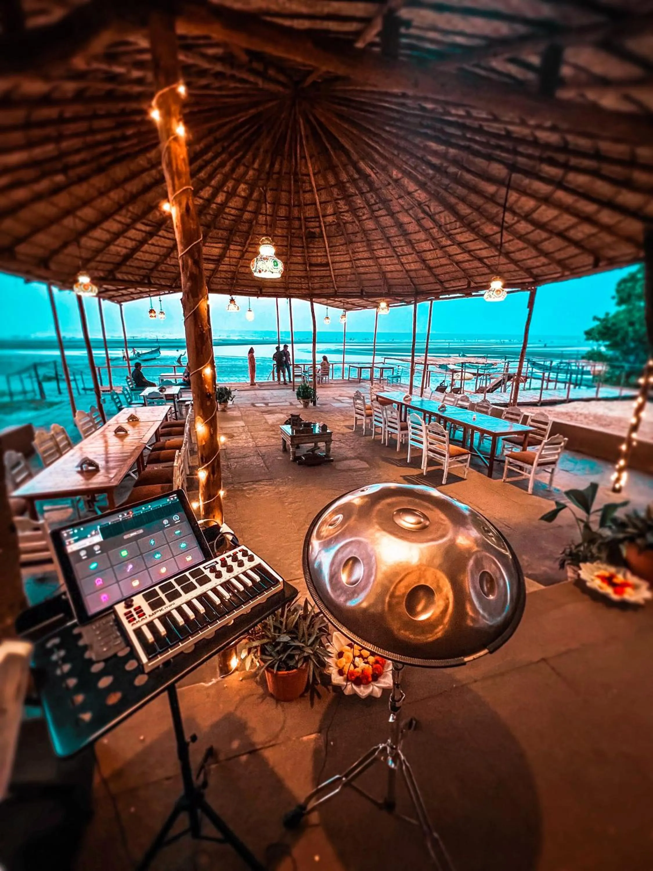 Restaurant/places to eat in Nalanda Retreat Goa By Mandrem Beach