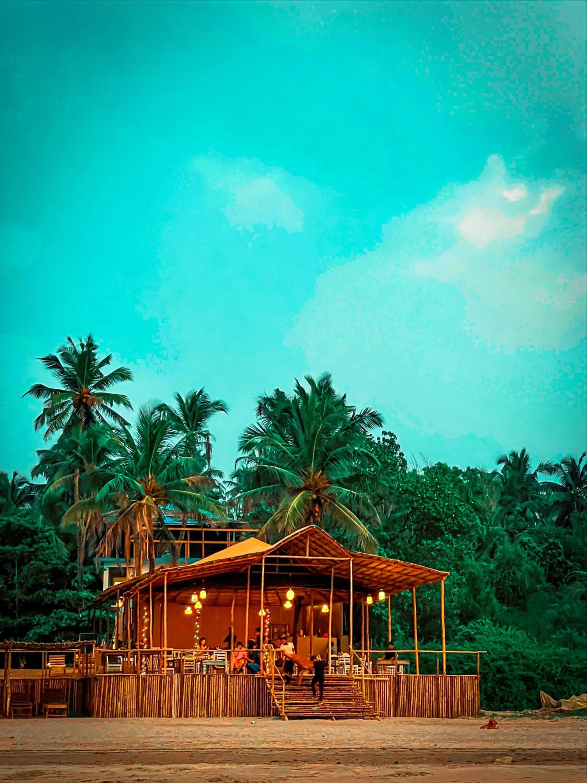 Restaurant/places to eat in Nalanda Retreat Goa By Mandrem Beach