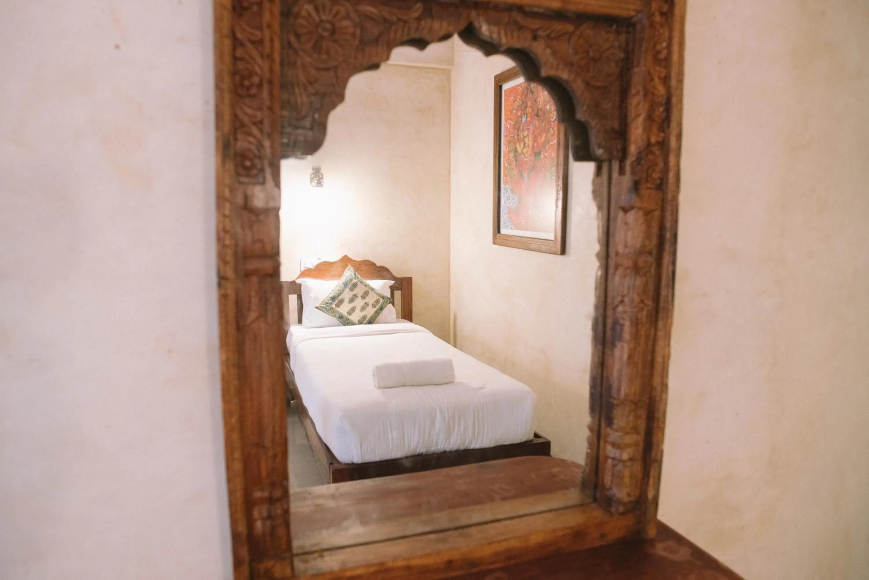 Bedroom, Bed in Nalanda Retreat Goa By Mandrem Beach