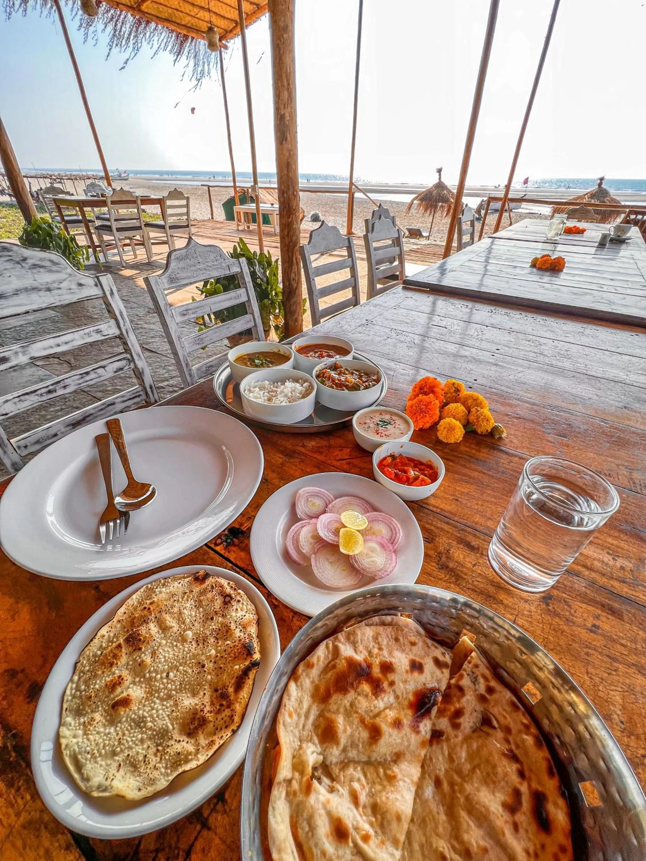 Restaurant/places to eat in Nalanda Retreat Goa By Mandrem Beach