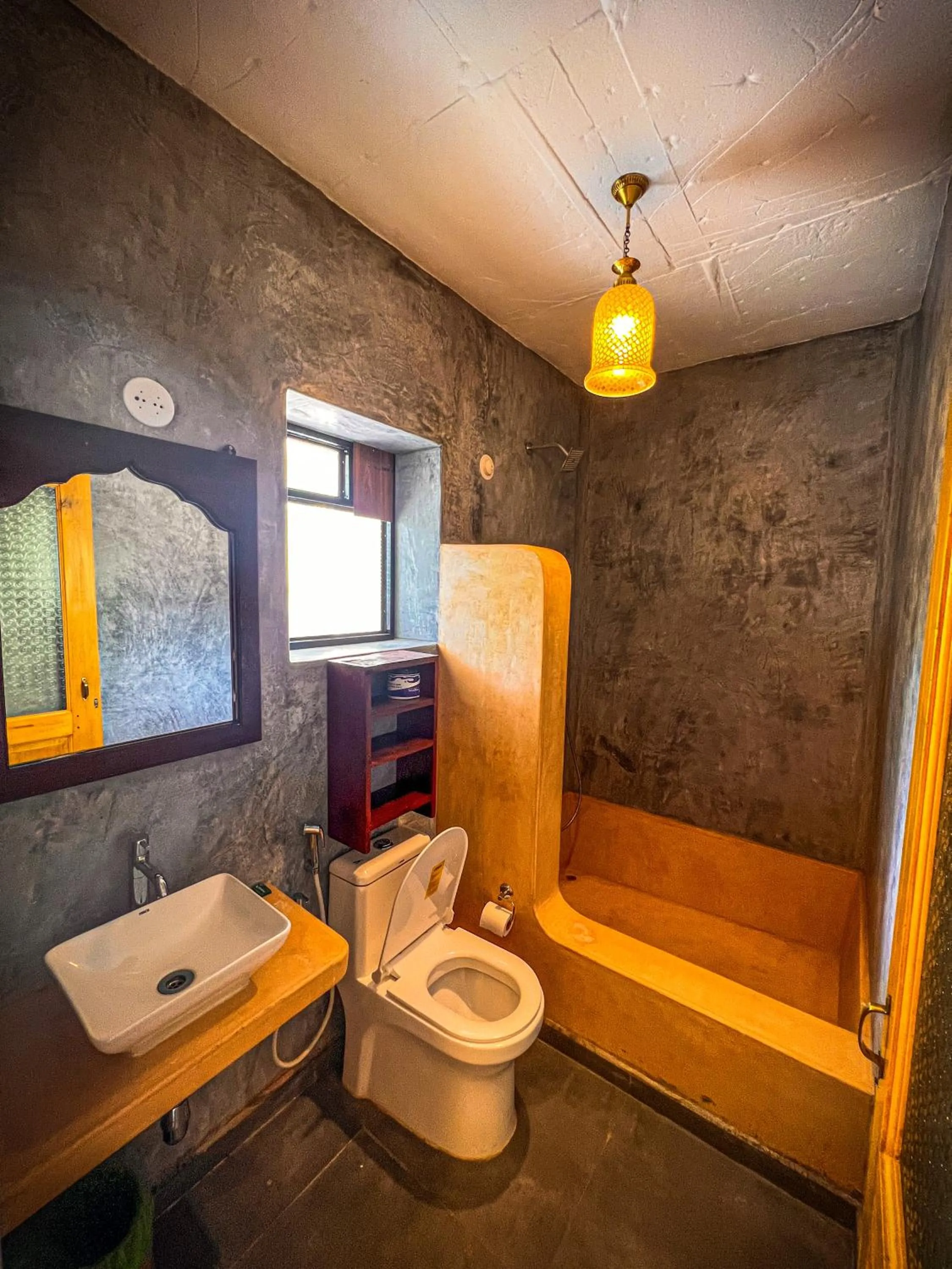 Bathroom in Nalanda Retreat Goa By Mandrem Beach