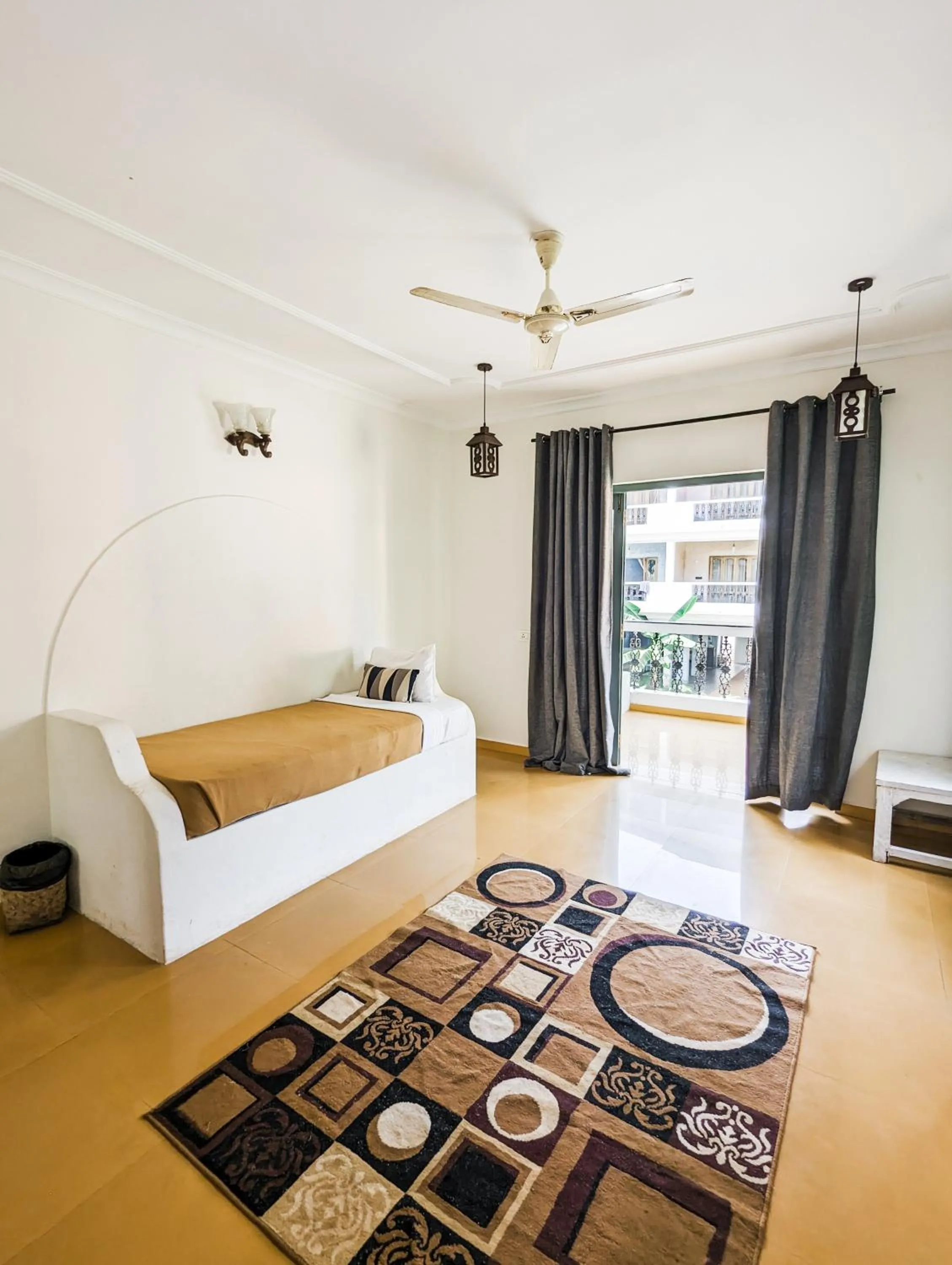 Bed in Nalanda Retreat Goa By Mandrem Beach