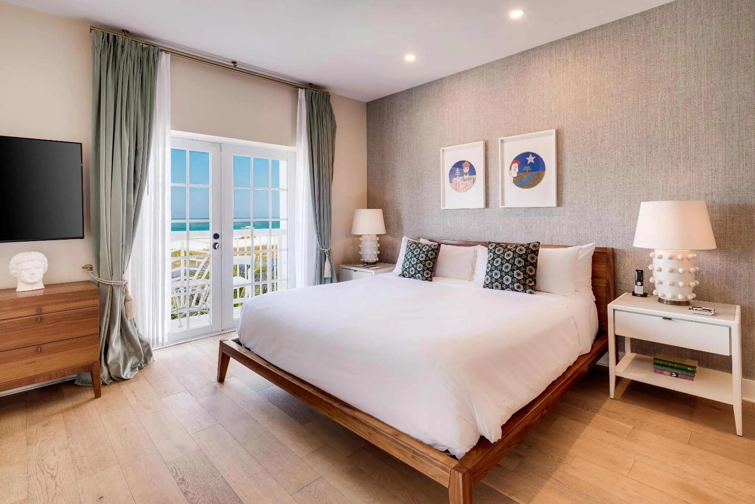 Bed in The Savoy Hotel & Beach Club