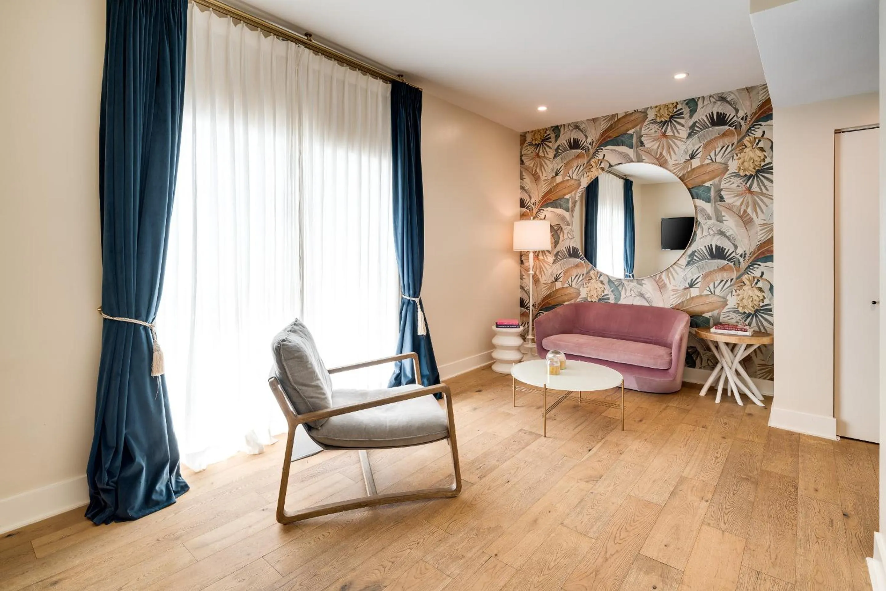 Living room, Bed in The Savoy Hotel & Beach Club