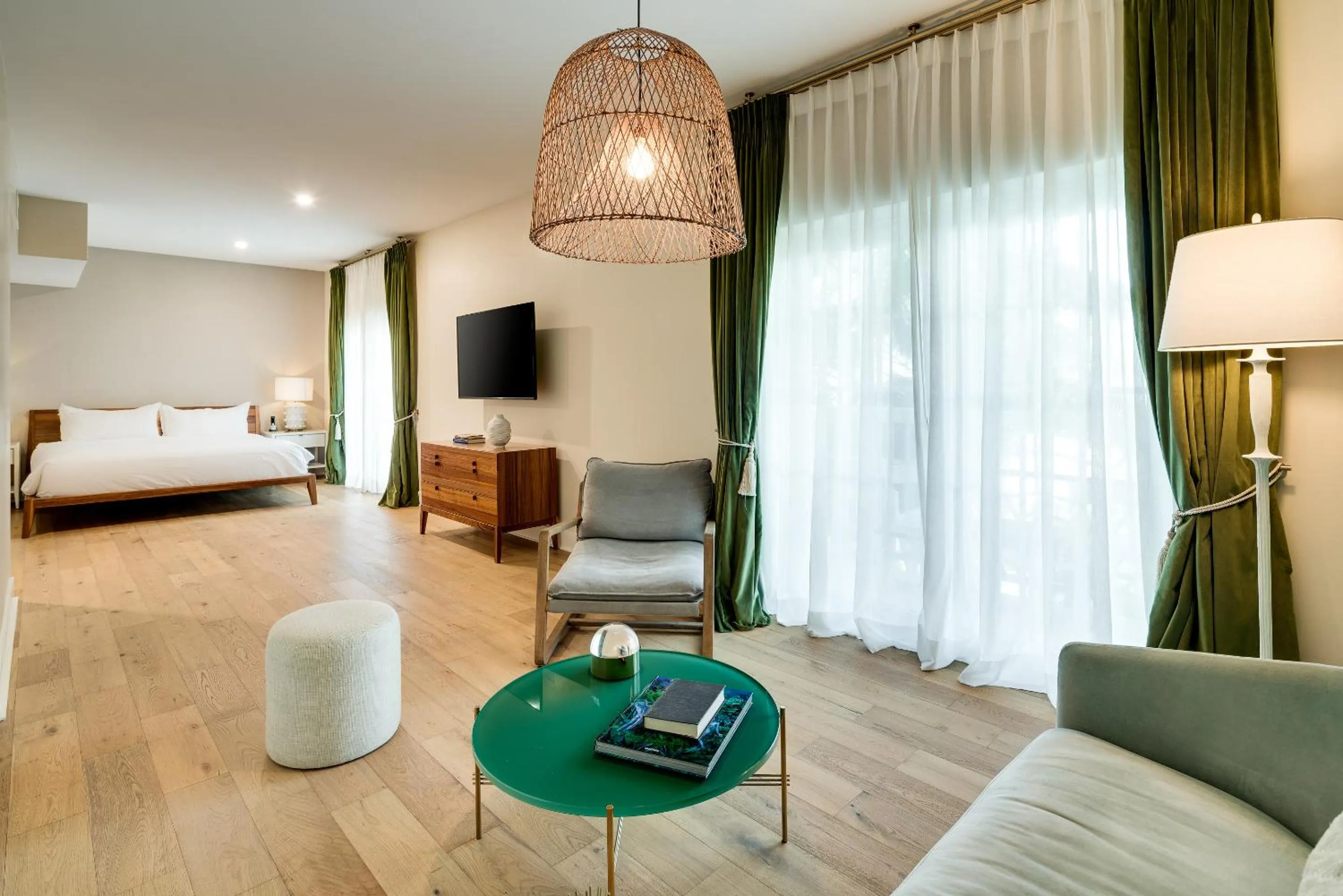 Bed in The Savoy Hotel & Beach Club