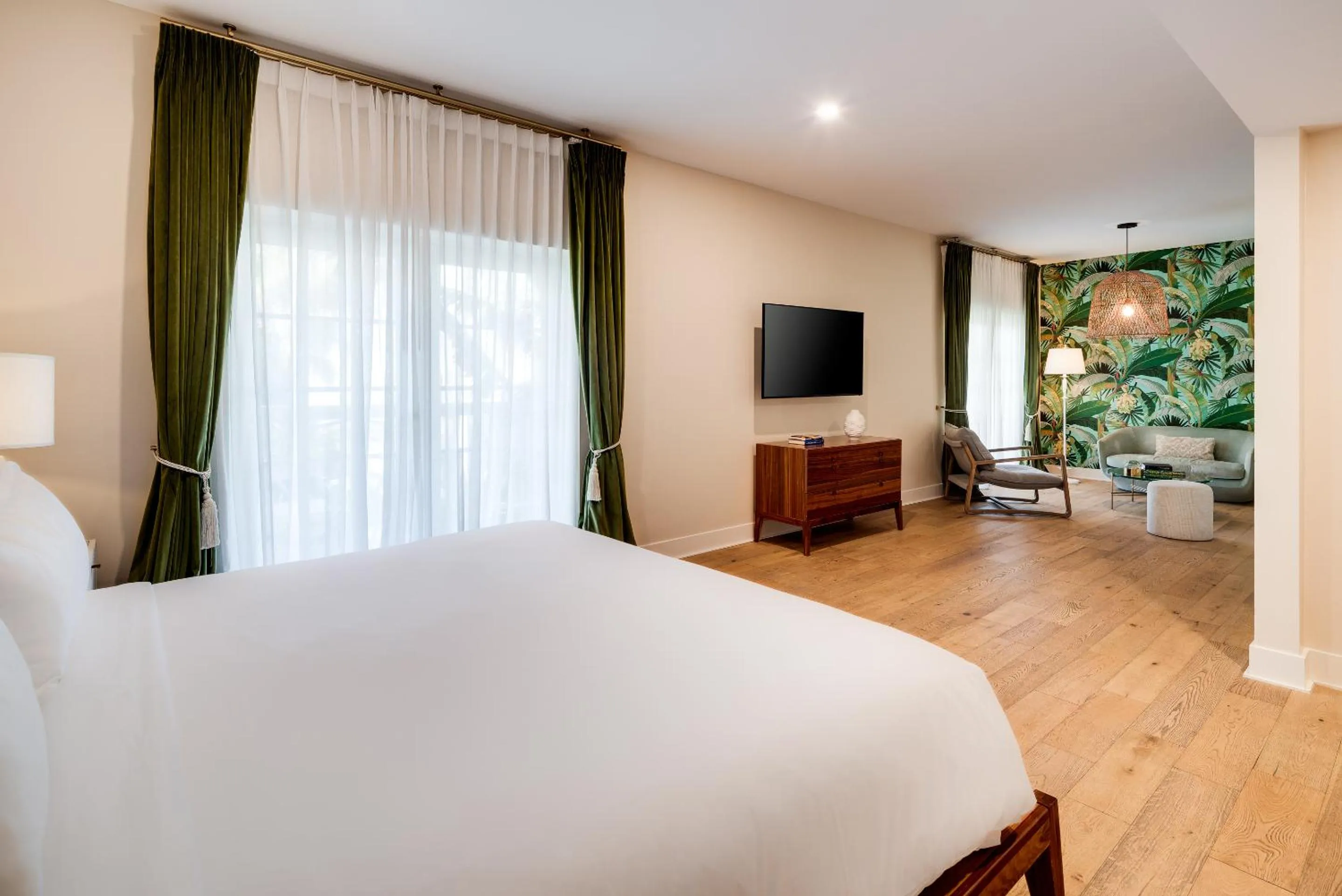 Bed in The Savoy Hotel & Beach Club