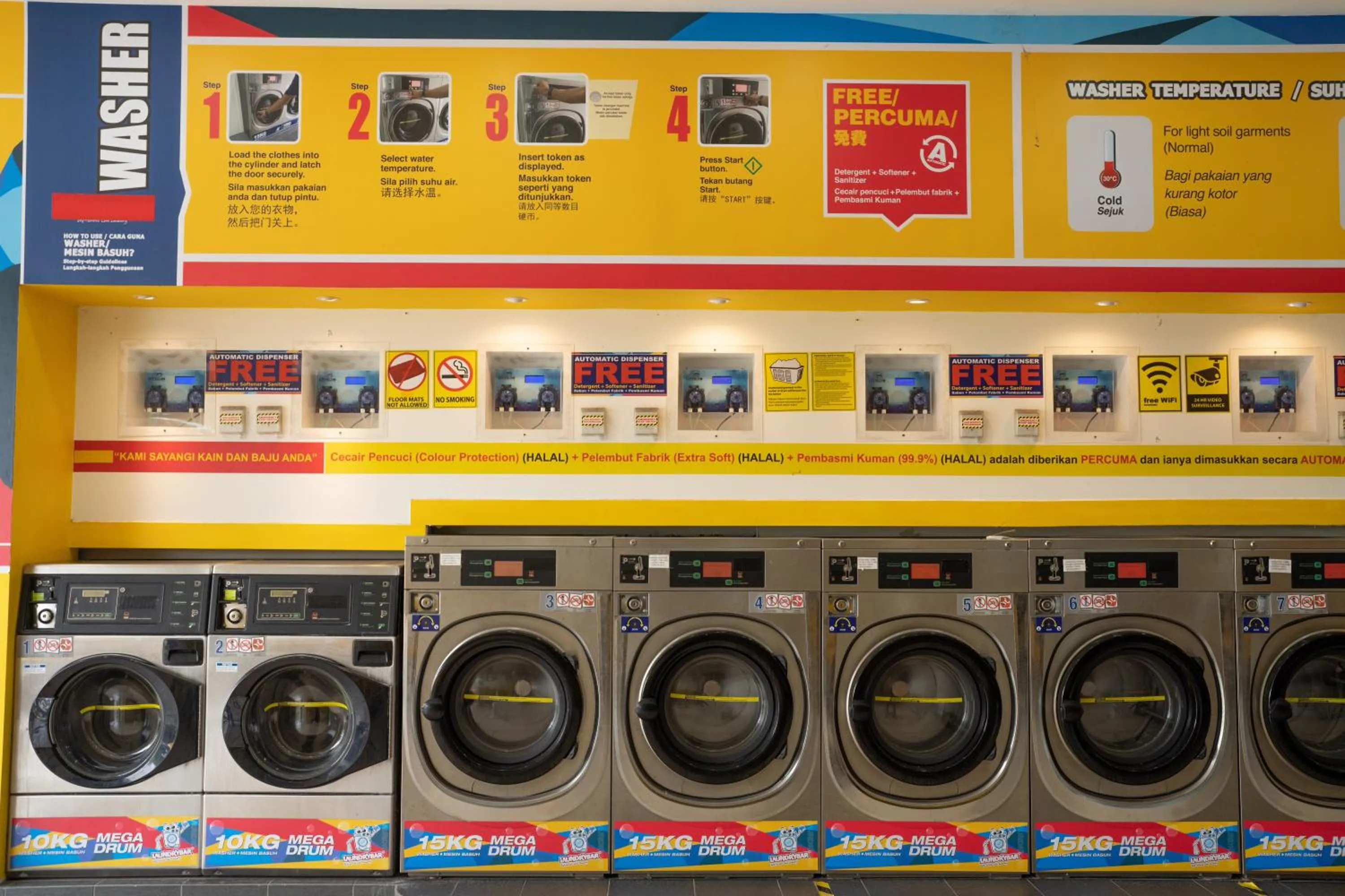 laundry in Mary J Hotel Family 10 pax room