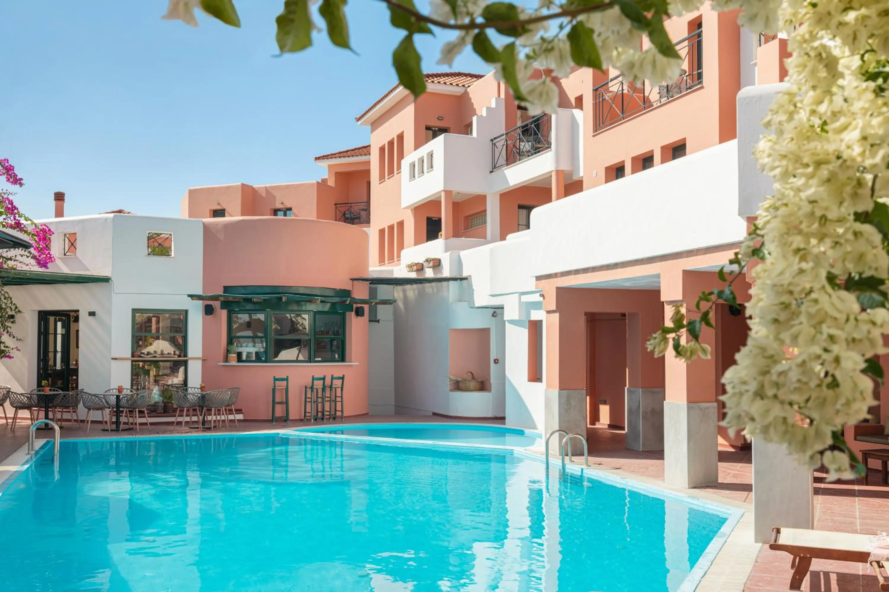 Swimming pool in Nisea Hotel Samos