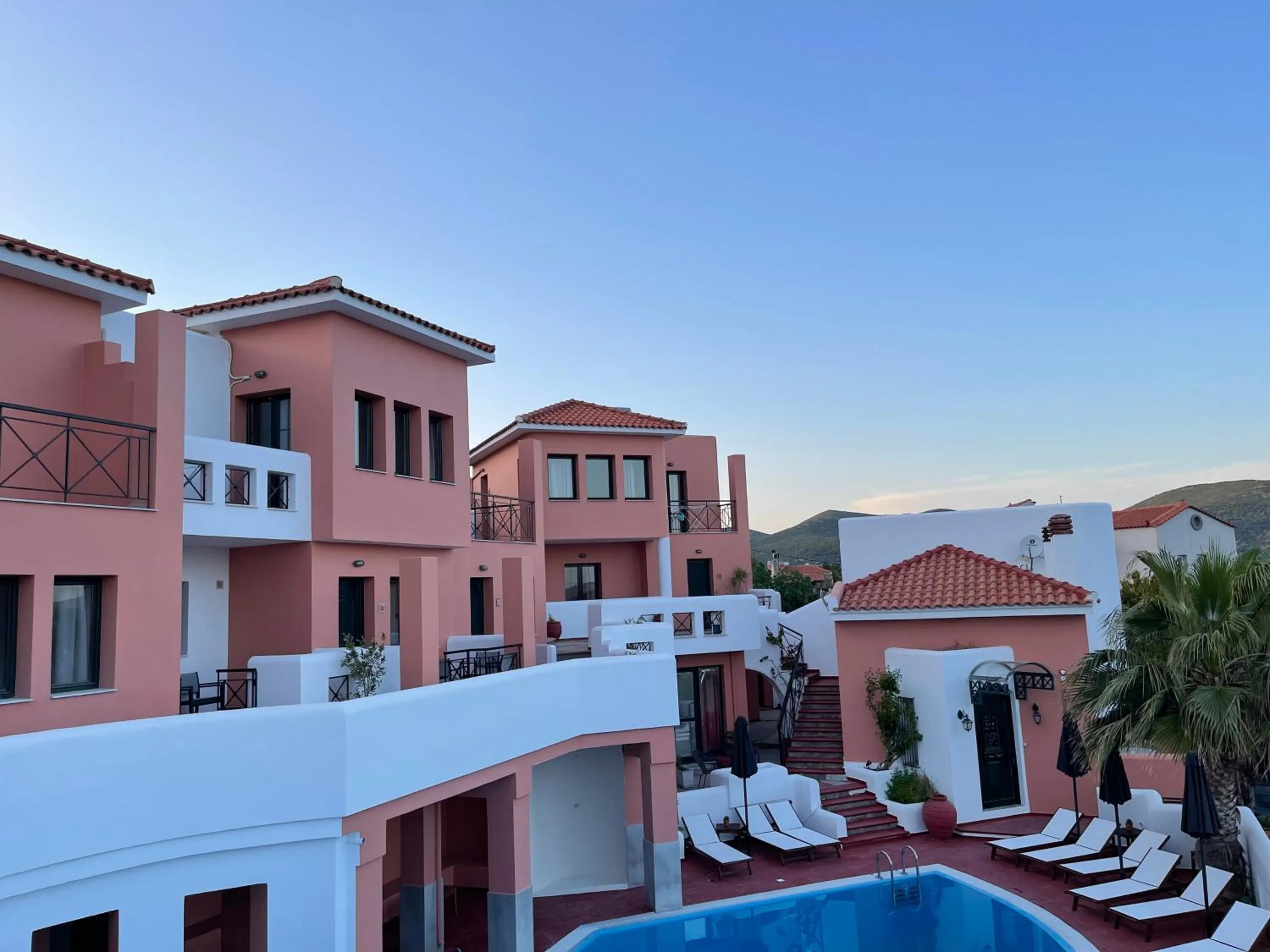 Swimming pool in Nisea Hotel Samos