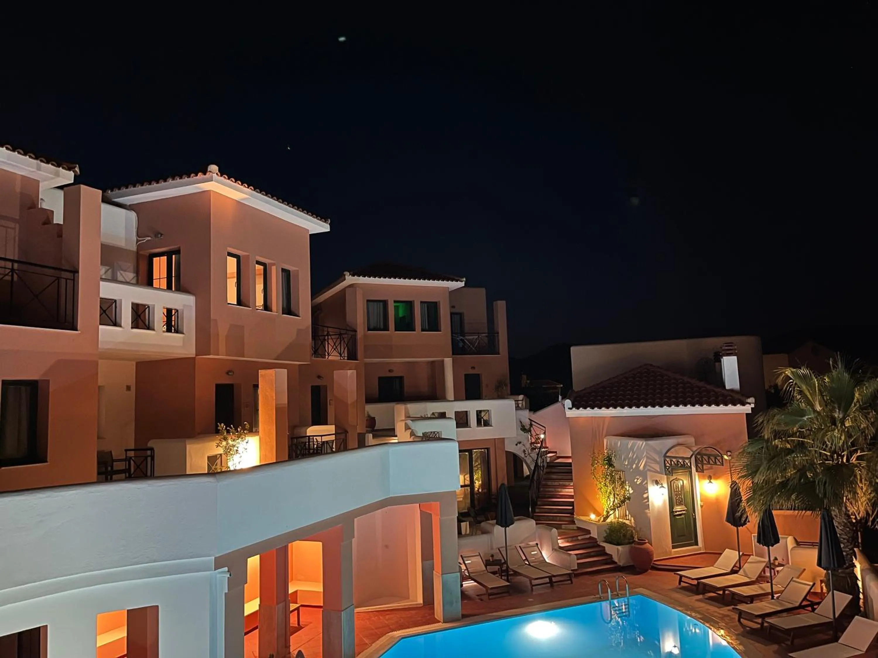 Swimming pool in Nisea Hotel Samos